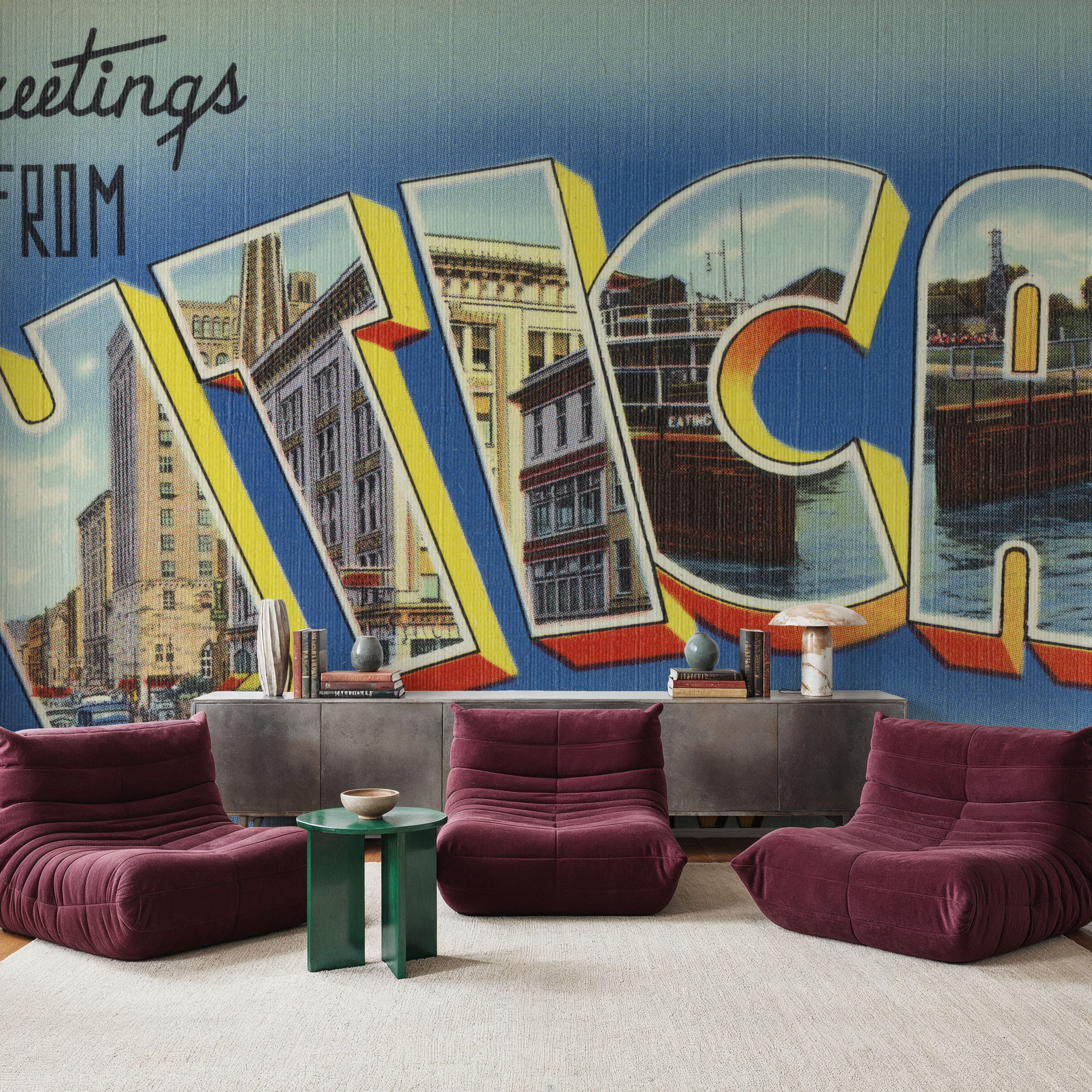 Greetings from Utica - Screenprint Postcard