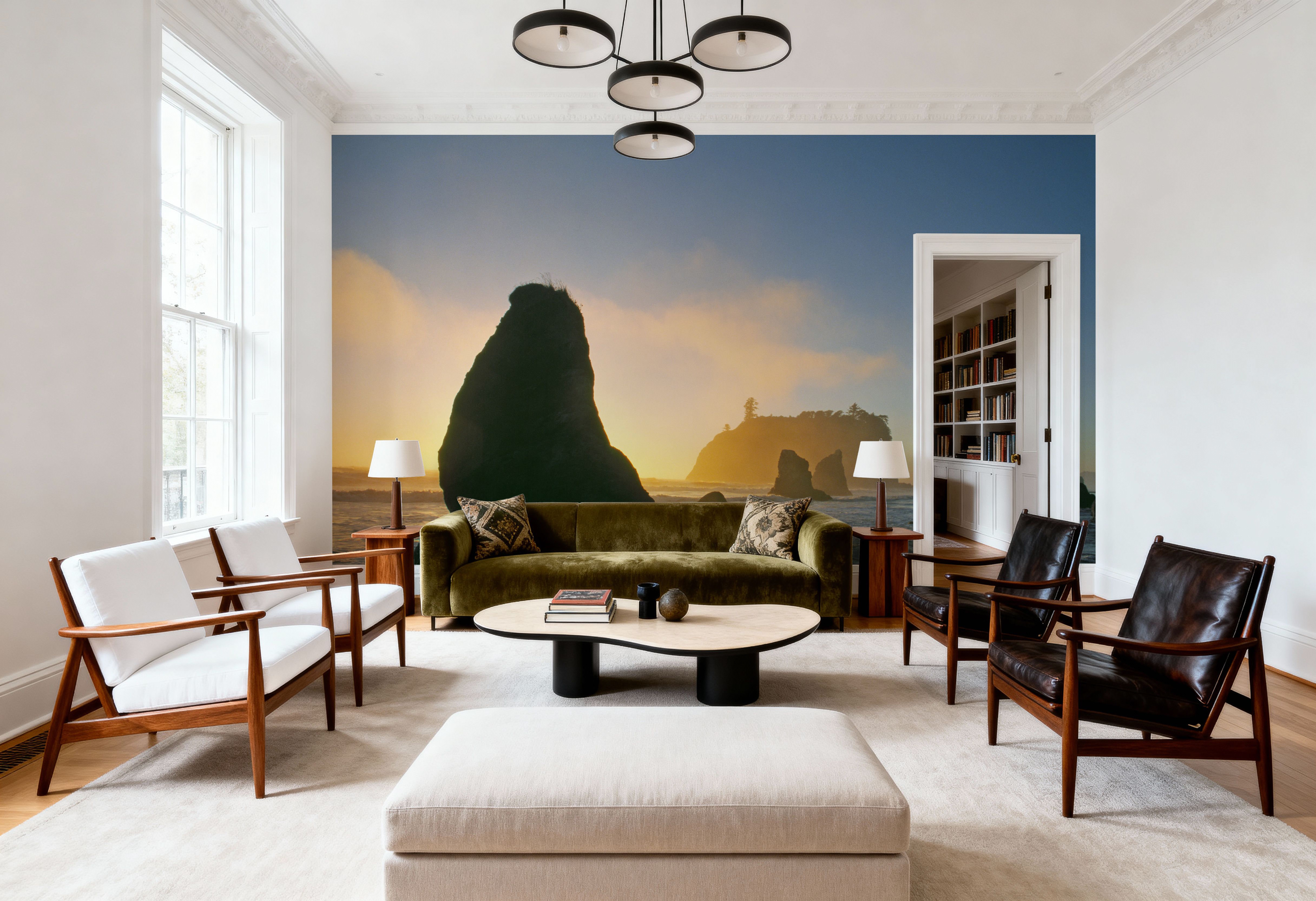 Sea Stacks In Pacific Ocean