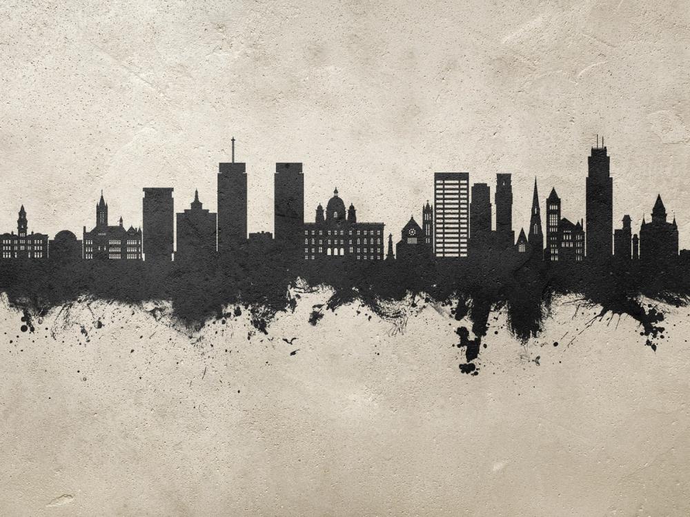 Syracuse New York Skyline Concrete