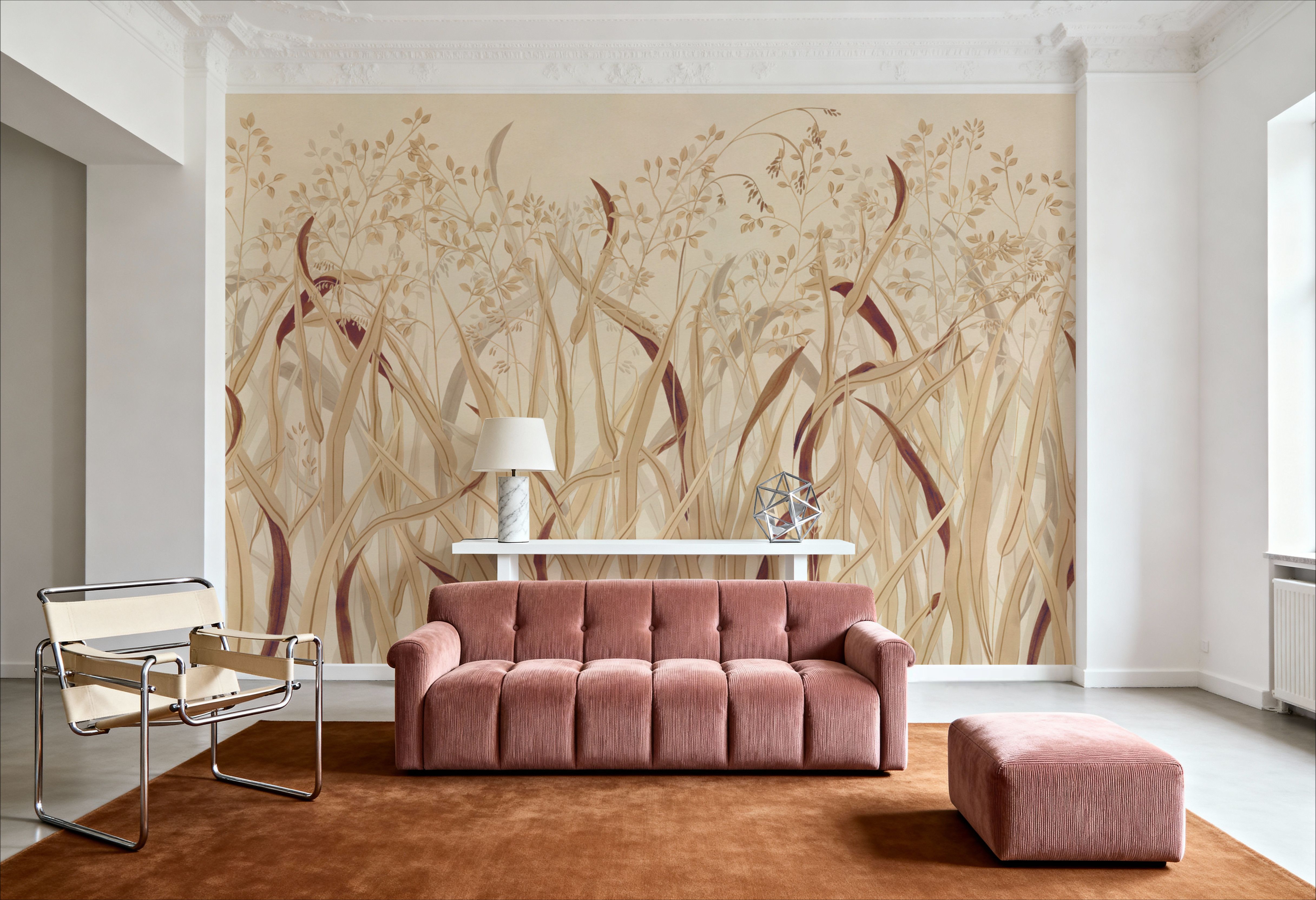 Sinuous Ceres, Rose Ivory