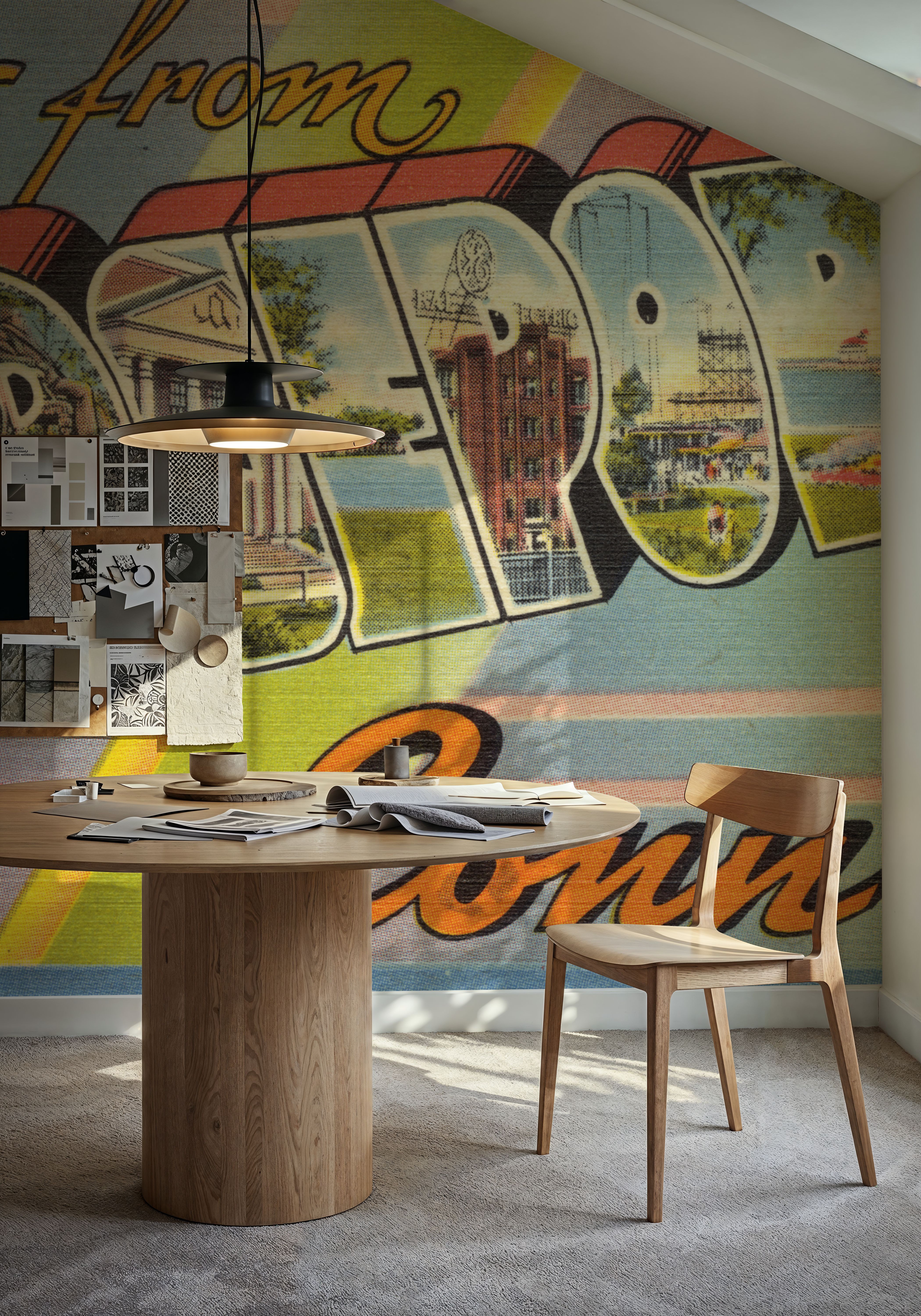 Greetings from Bridgeport - Screenprint Postcard