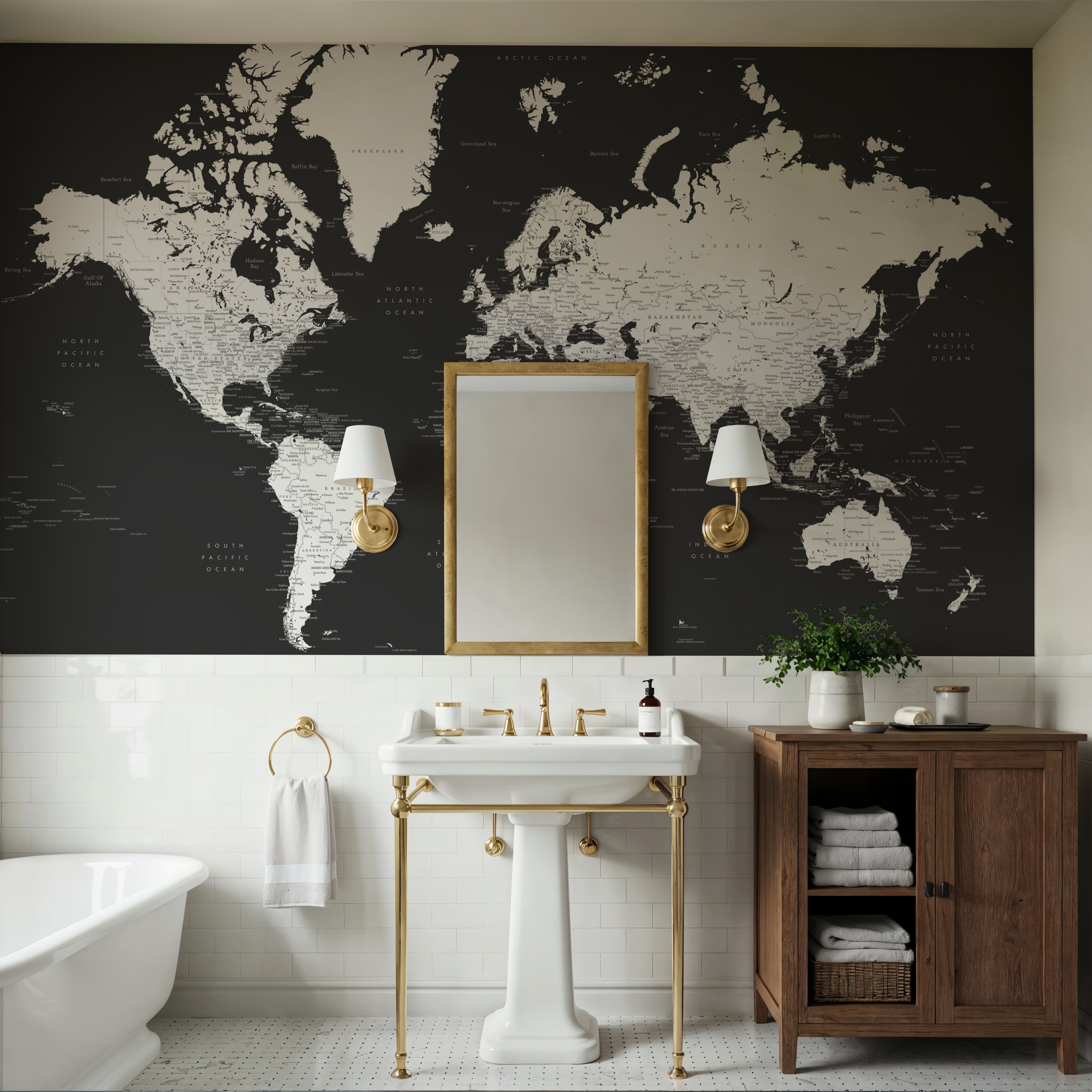 World Map Cities - Milo