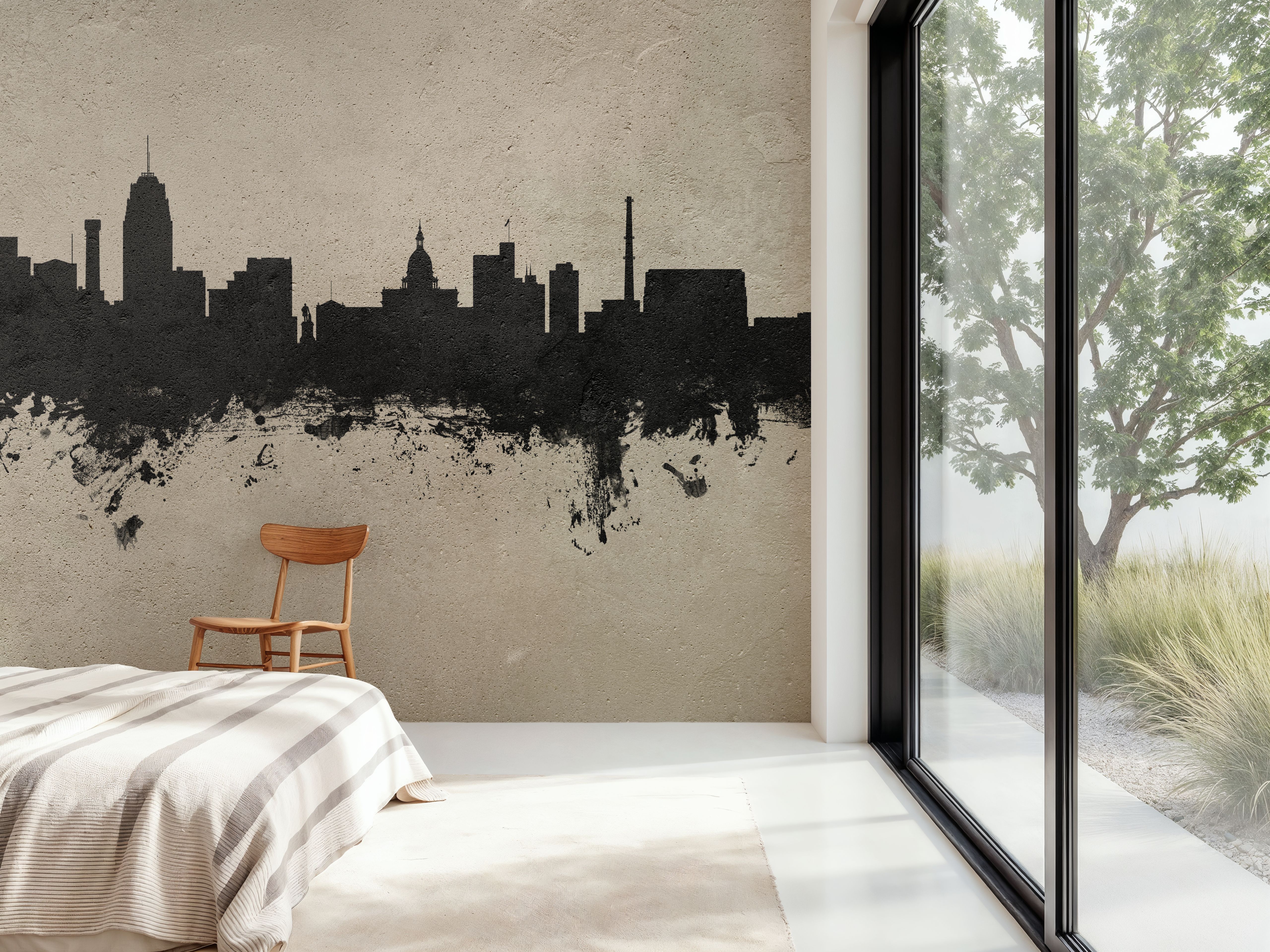 Lansing Michigan Skyline Concrete