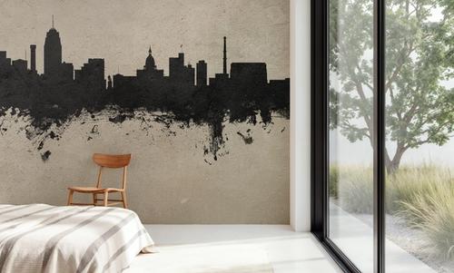 Lansing Michigan Skyline Concrete