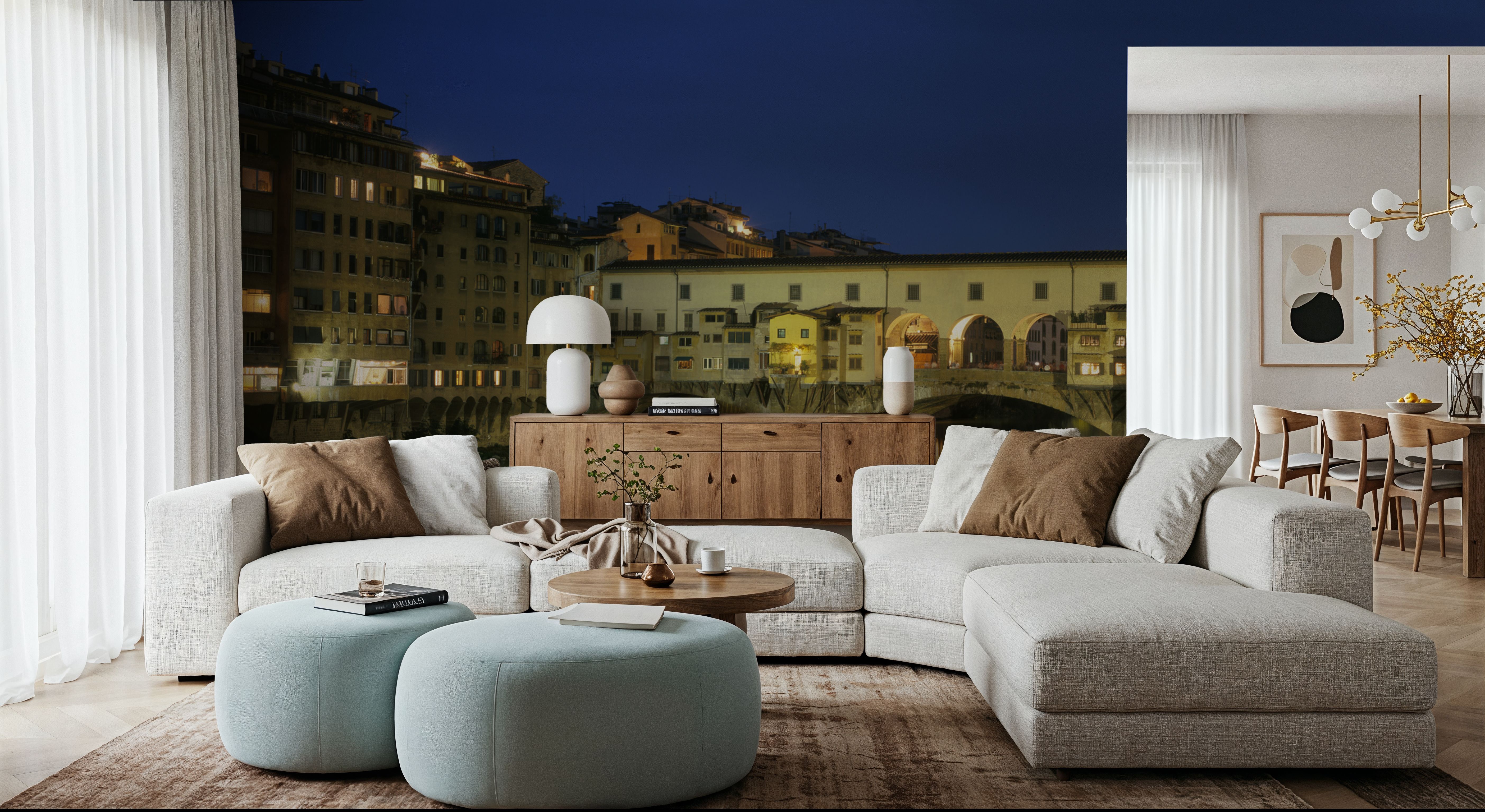 Riverside Bridge Twilight