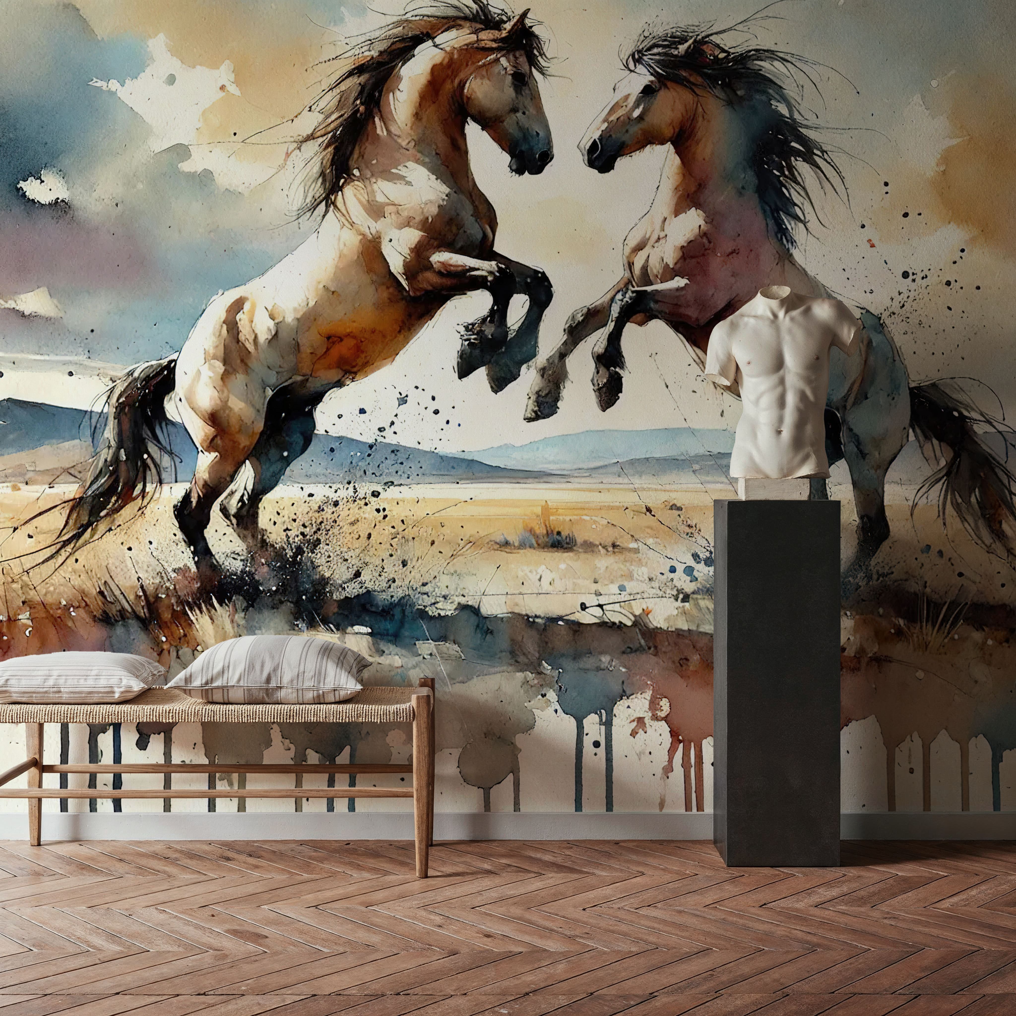 Wild Horses in Motion