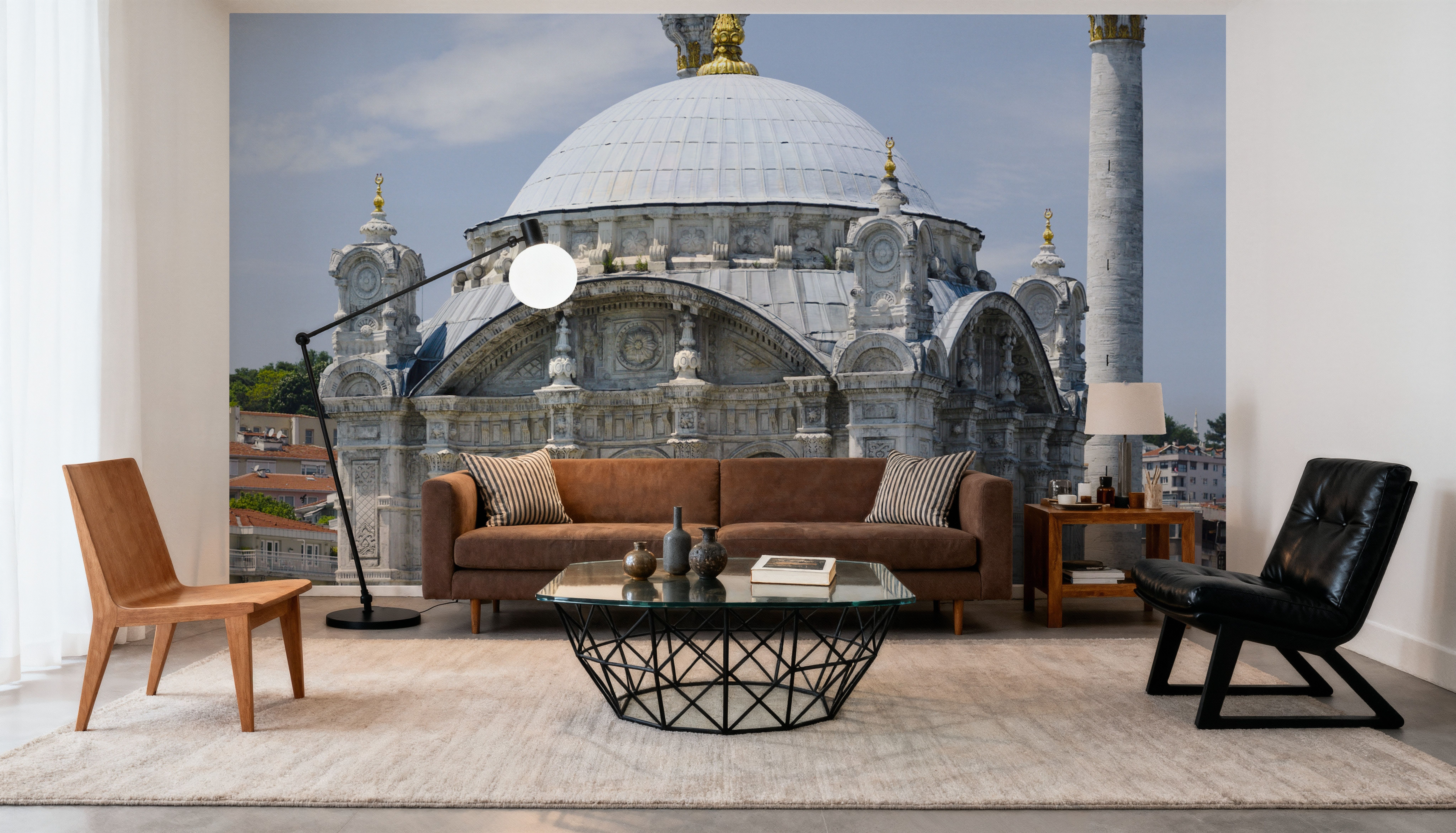 Golden Minaret Mosque, Wallpaper