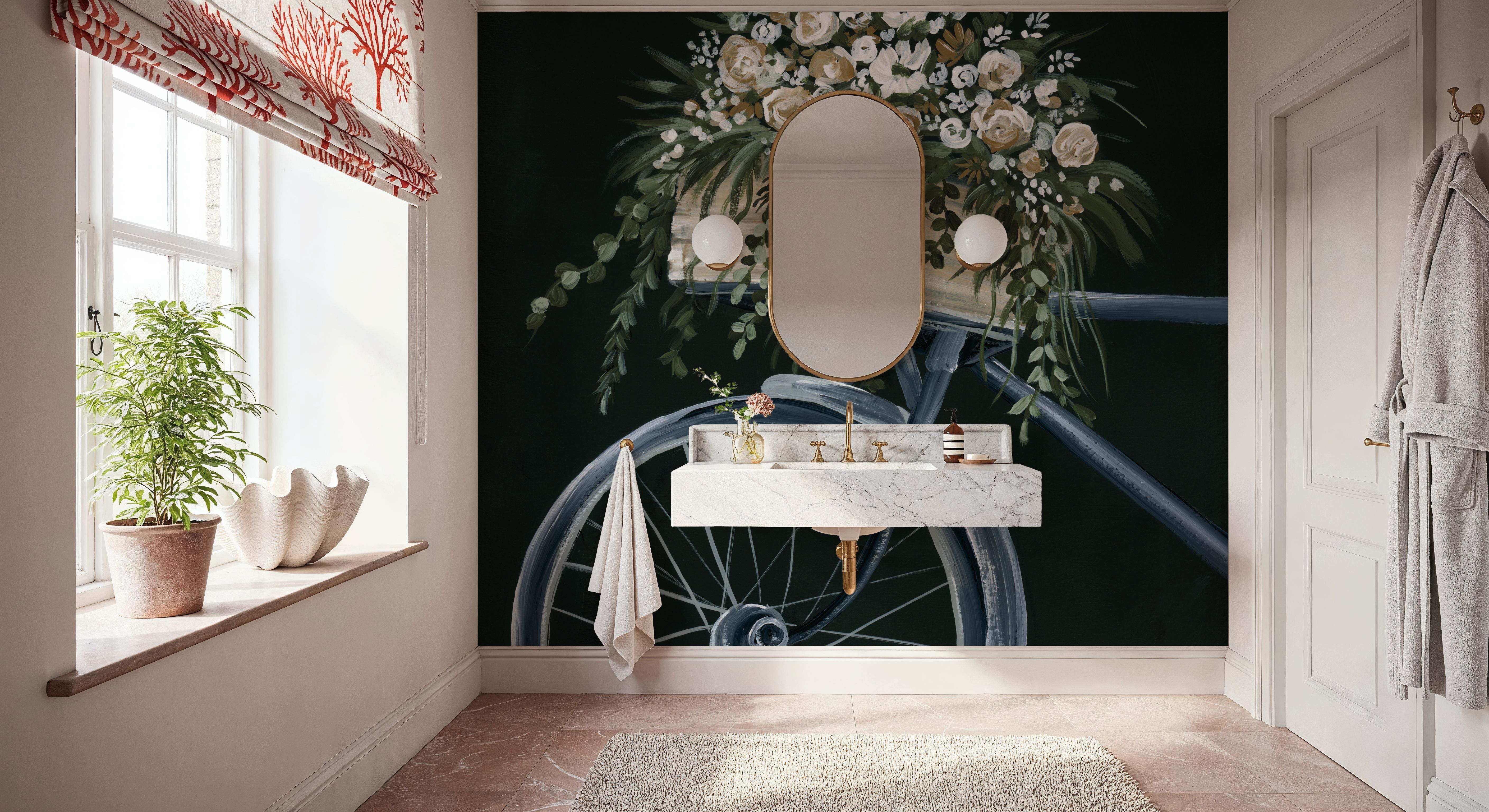 Vintage Bicycle with Florals