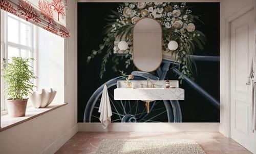 Vintage Bicycle with Florals