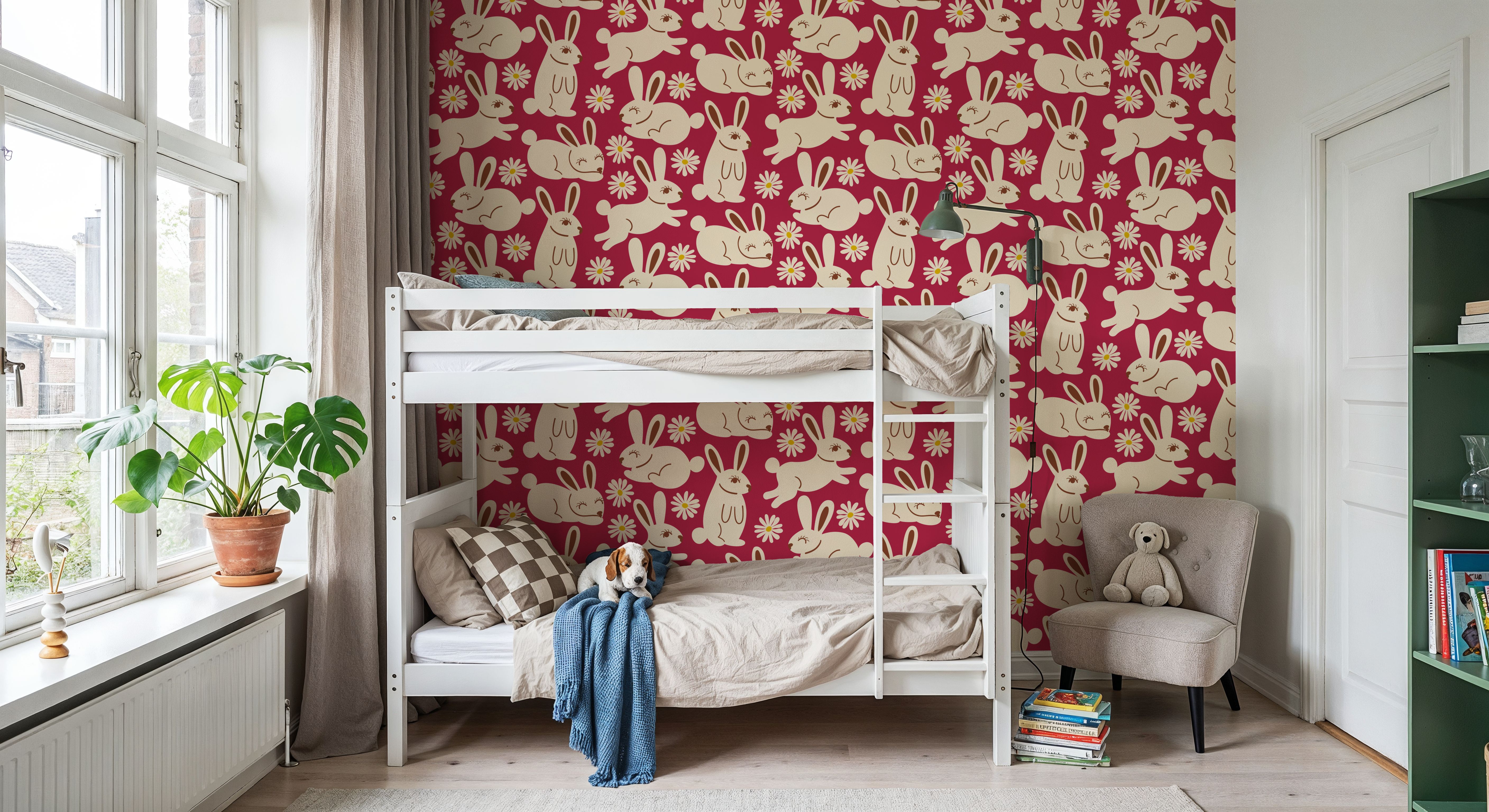 Blissful Bunnies, Fuschia