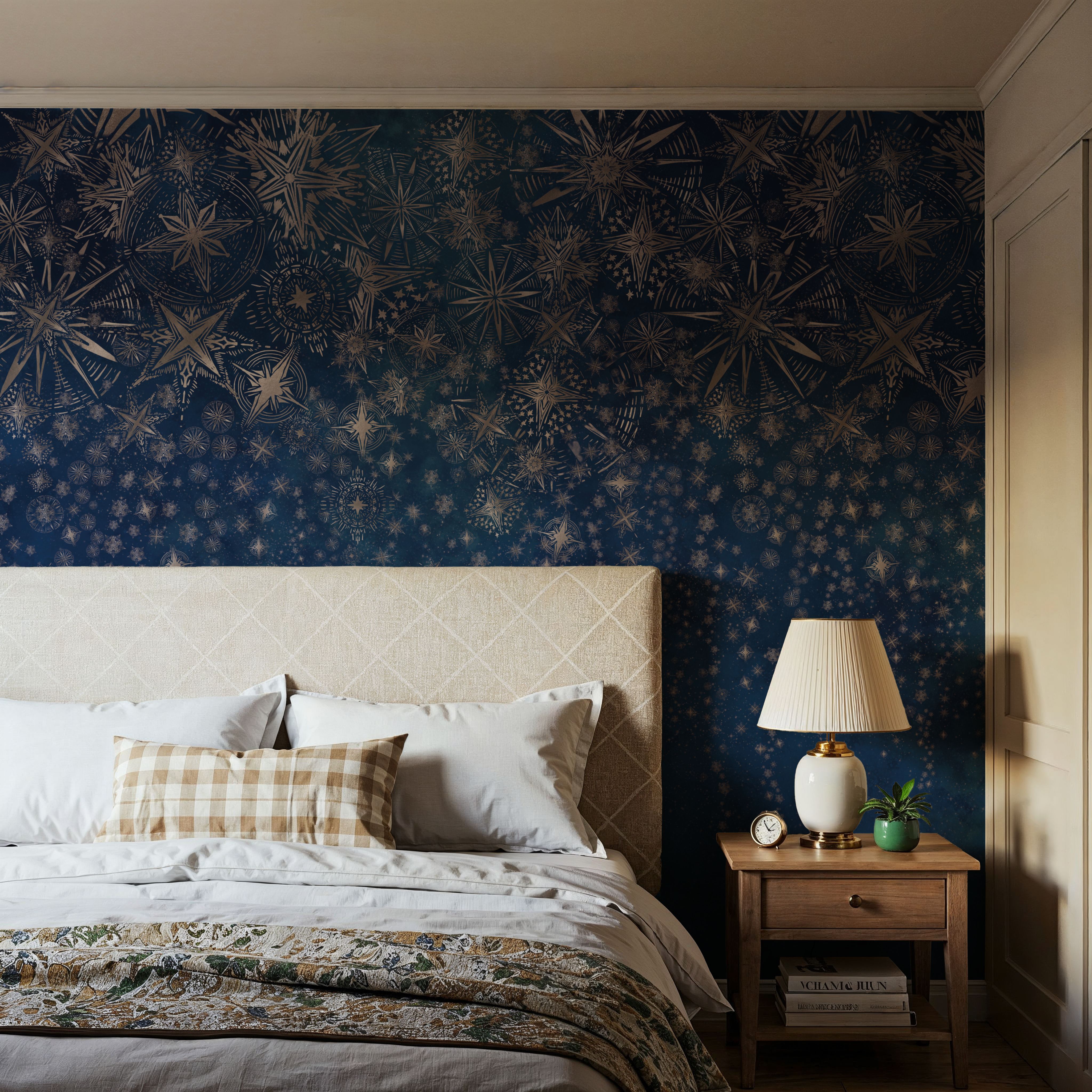 Celestial Dreams Dark Blue