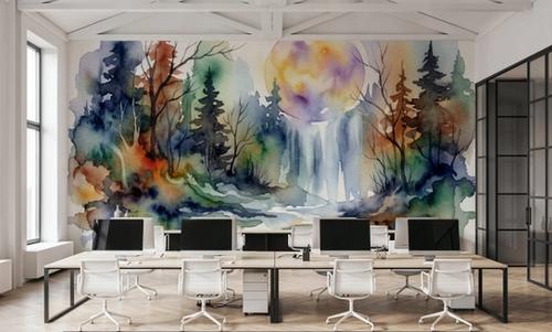 Forest Grove II - Watercolor Landscape Series