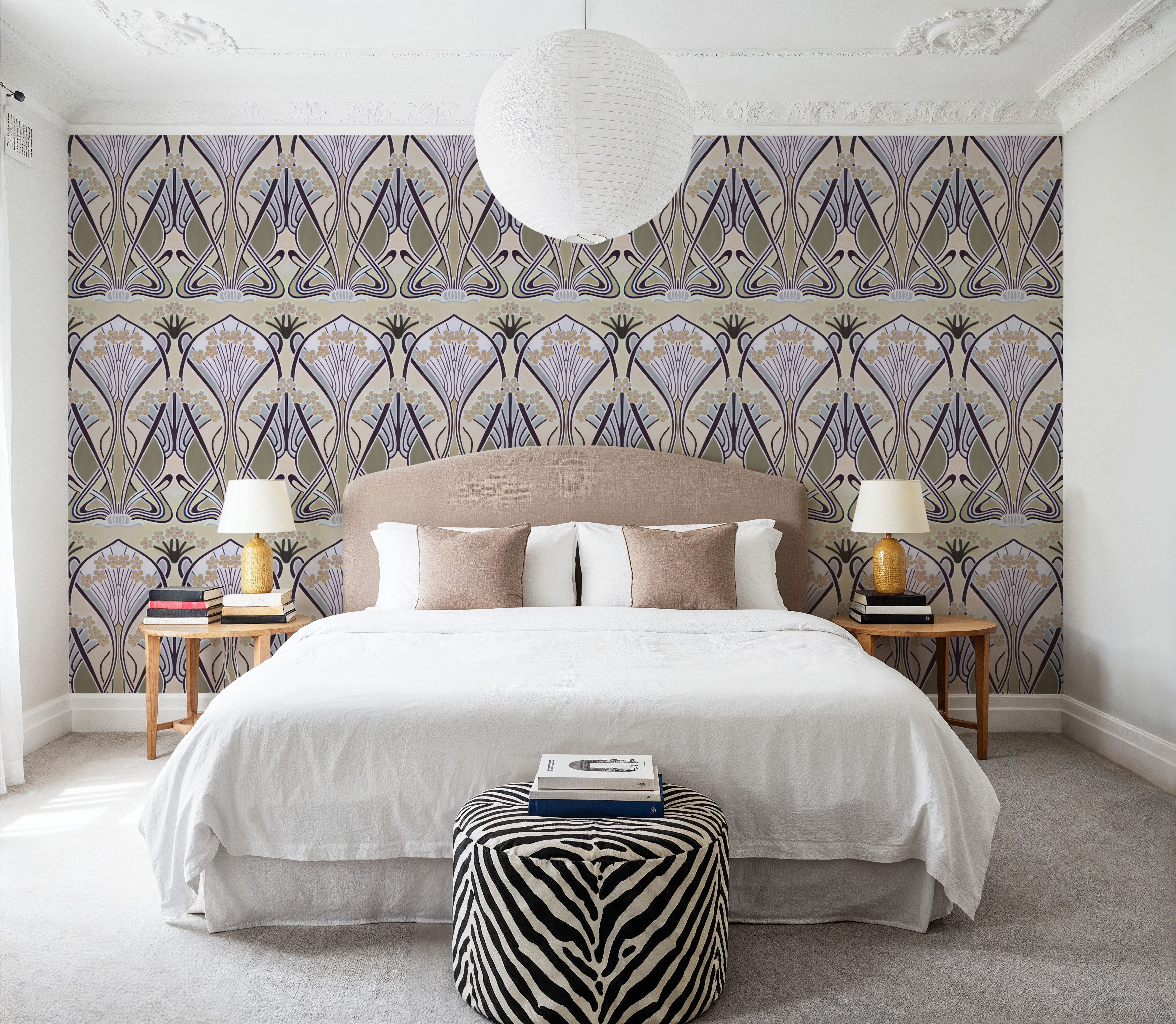 Floral Art Deco Aura, Butter