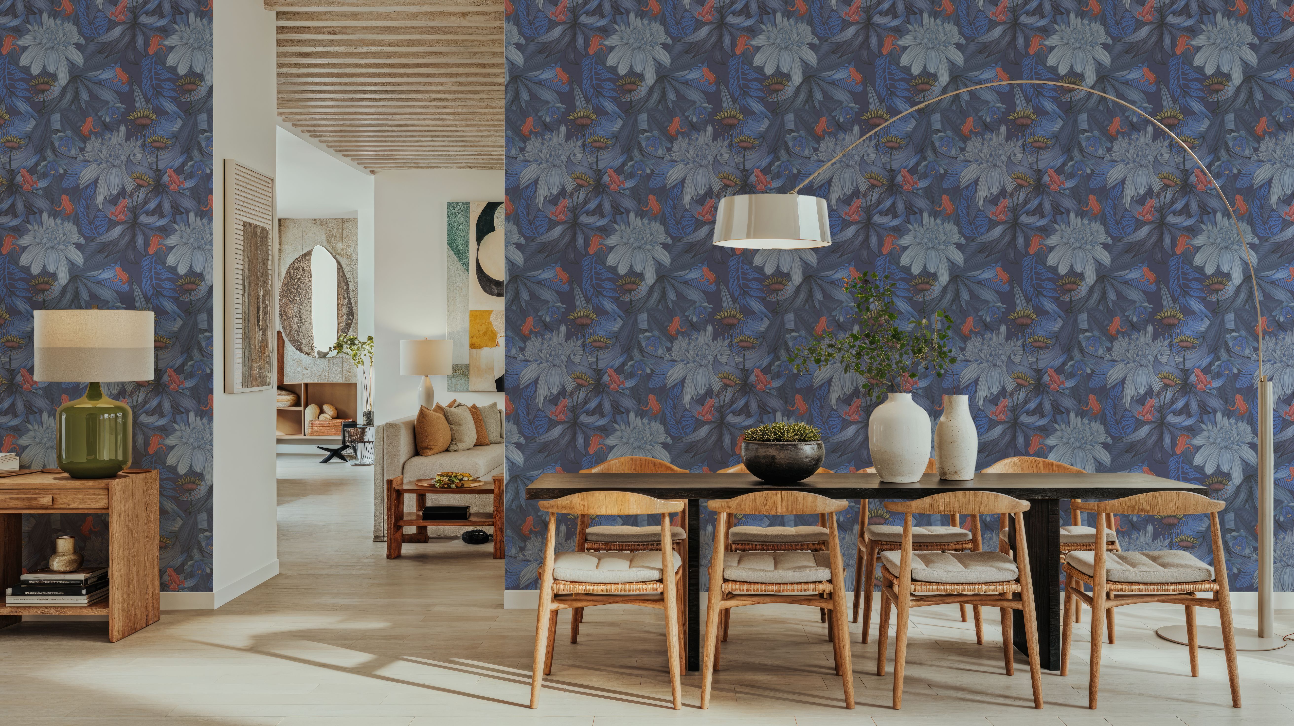 Blue Plants & Red Frogs