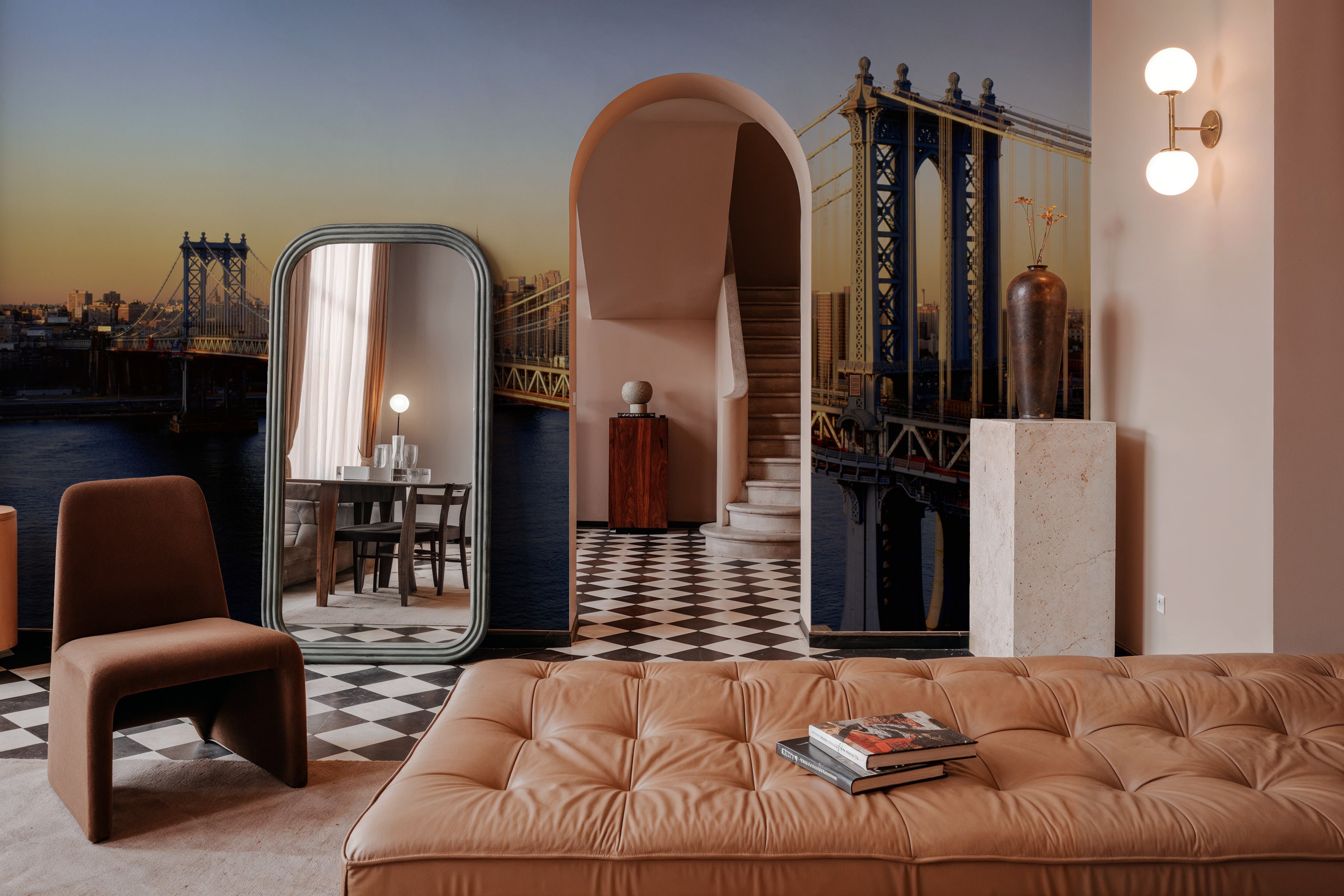 Golden Bridge Horizon, Behang