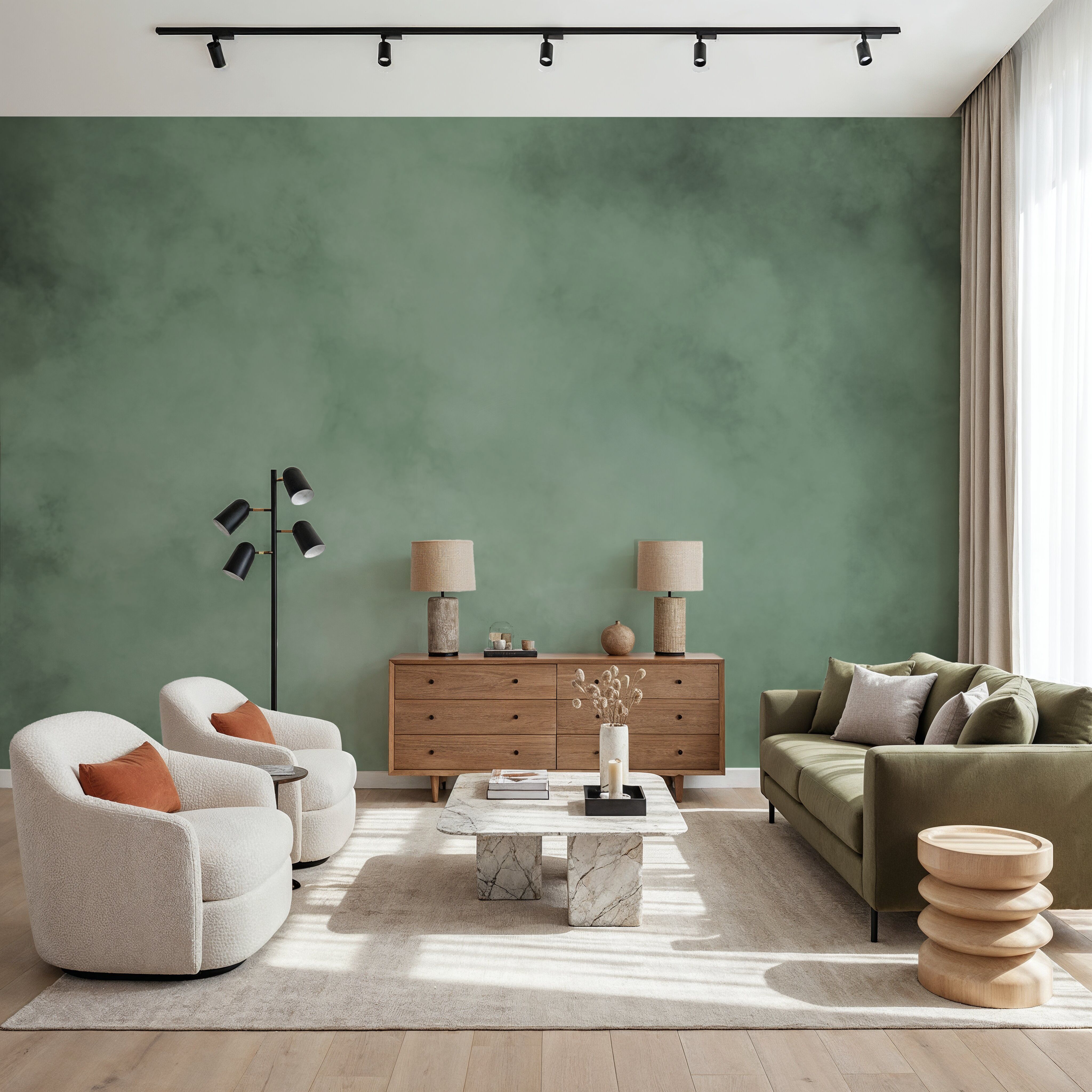Soft Fog, Moss Green