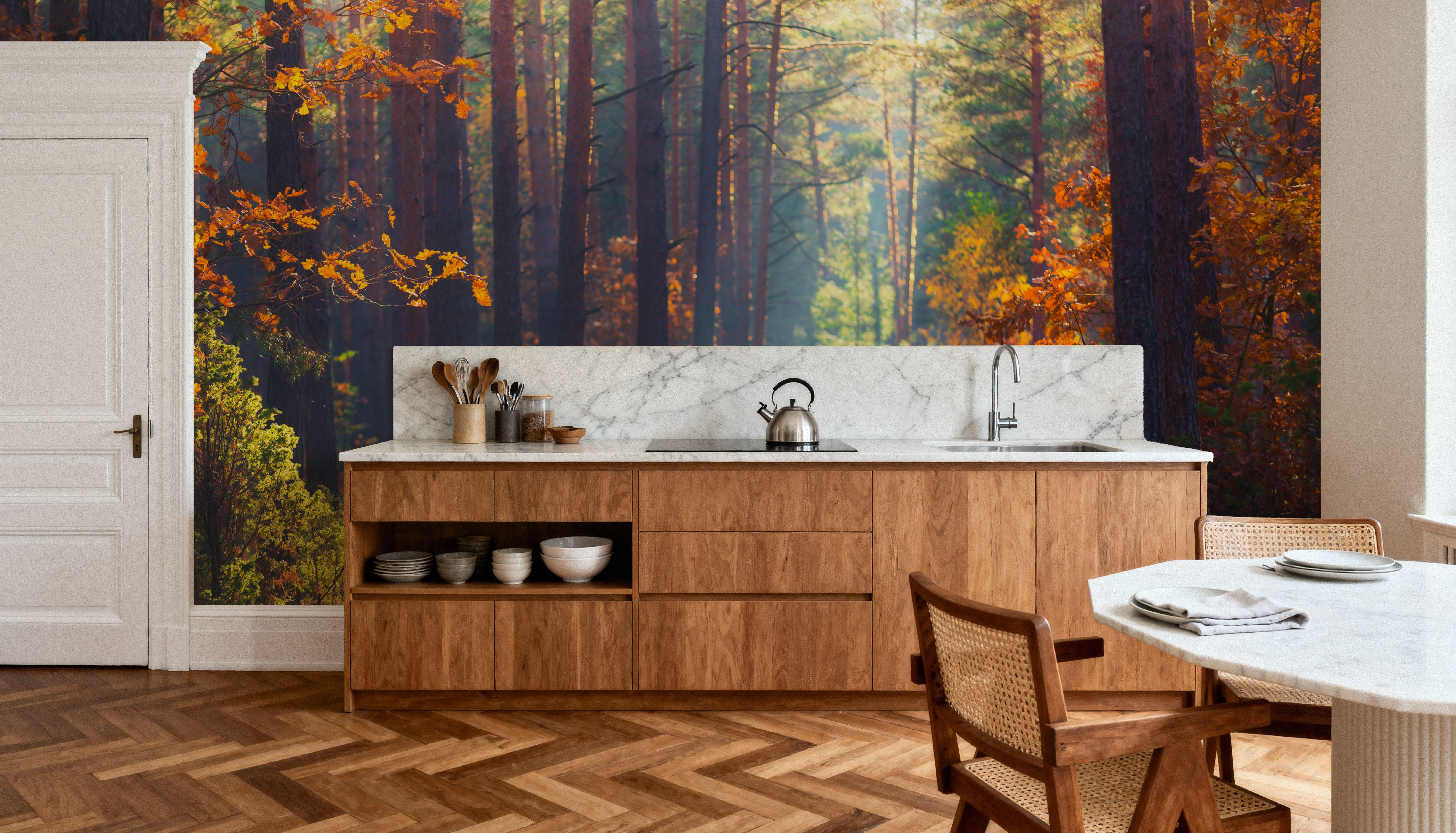 Autumn Forest Morning