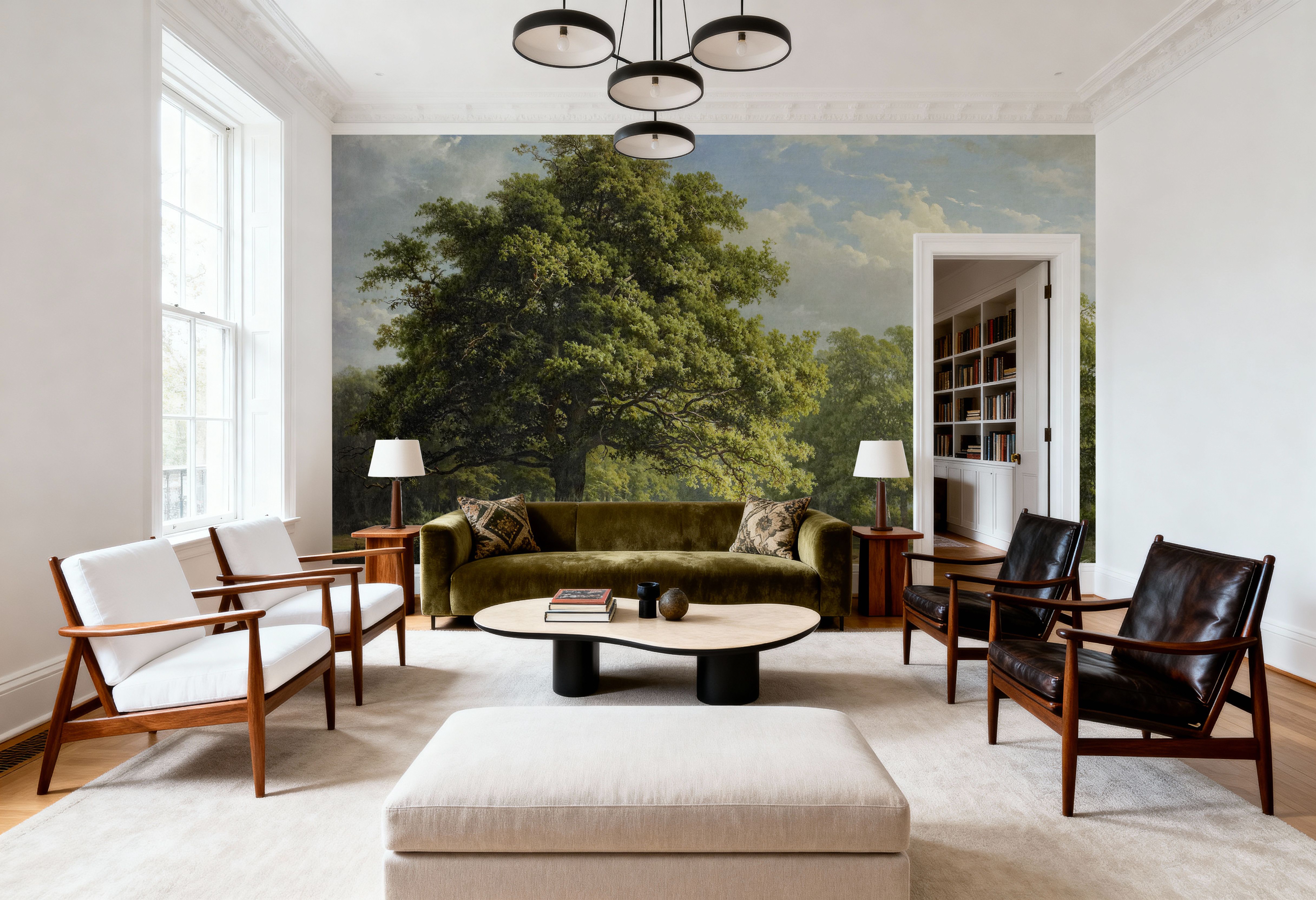 Painted Oak Landscape