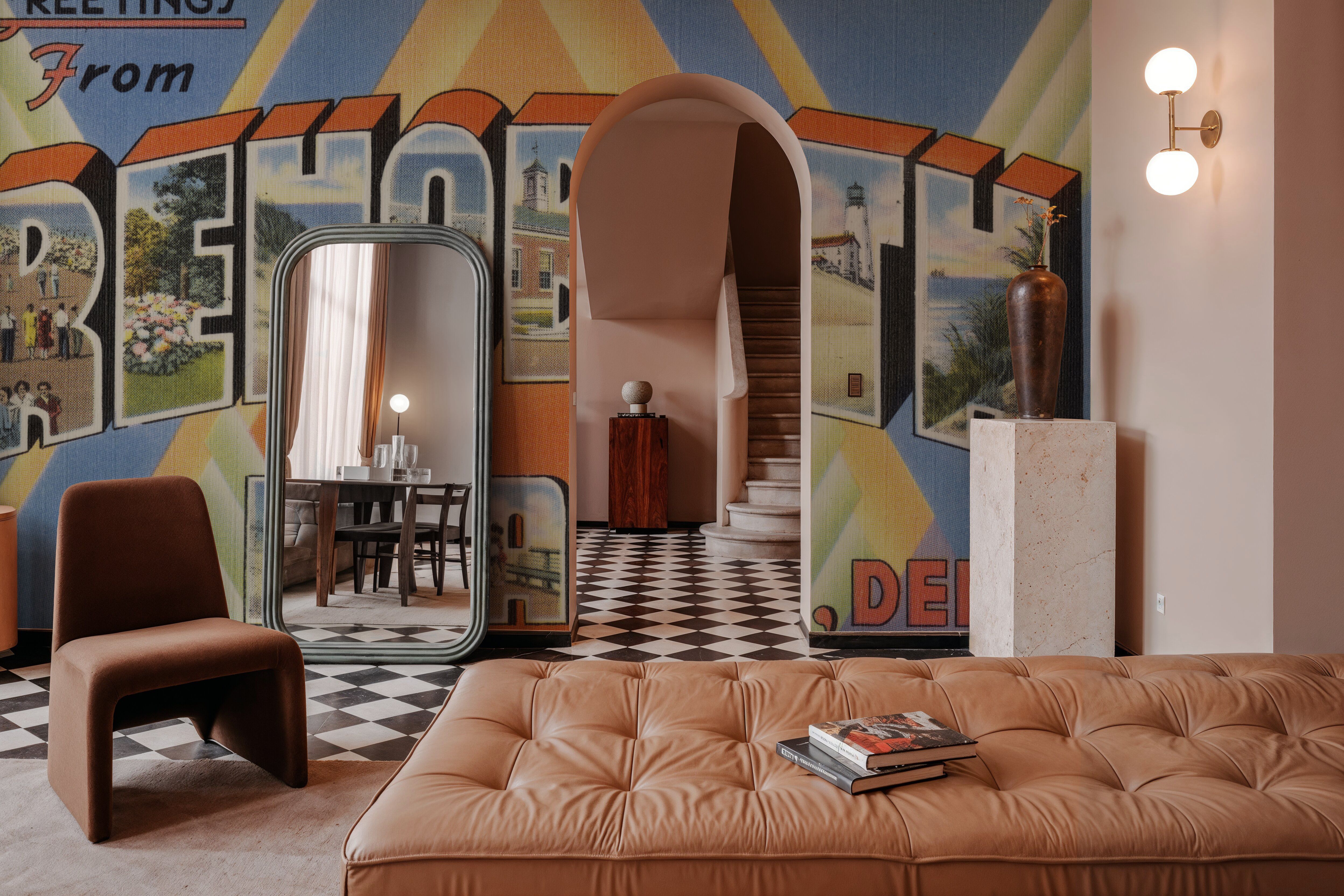 Greetings from Renoboth Beach - Screenprint Postcard