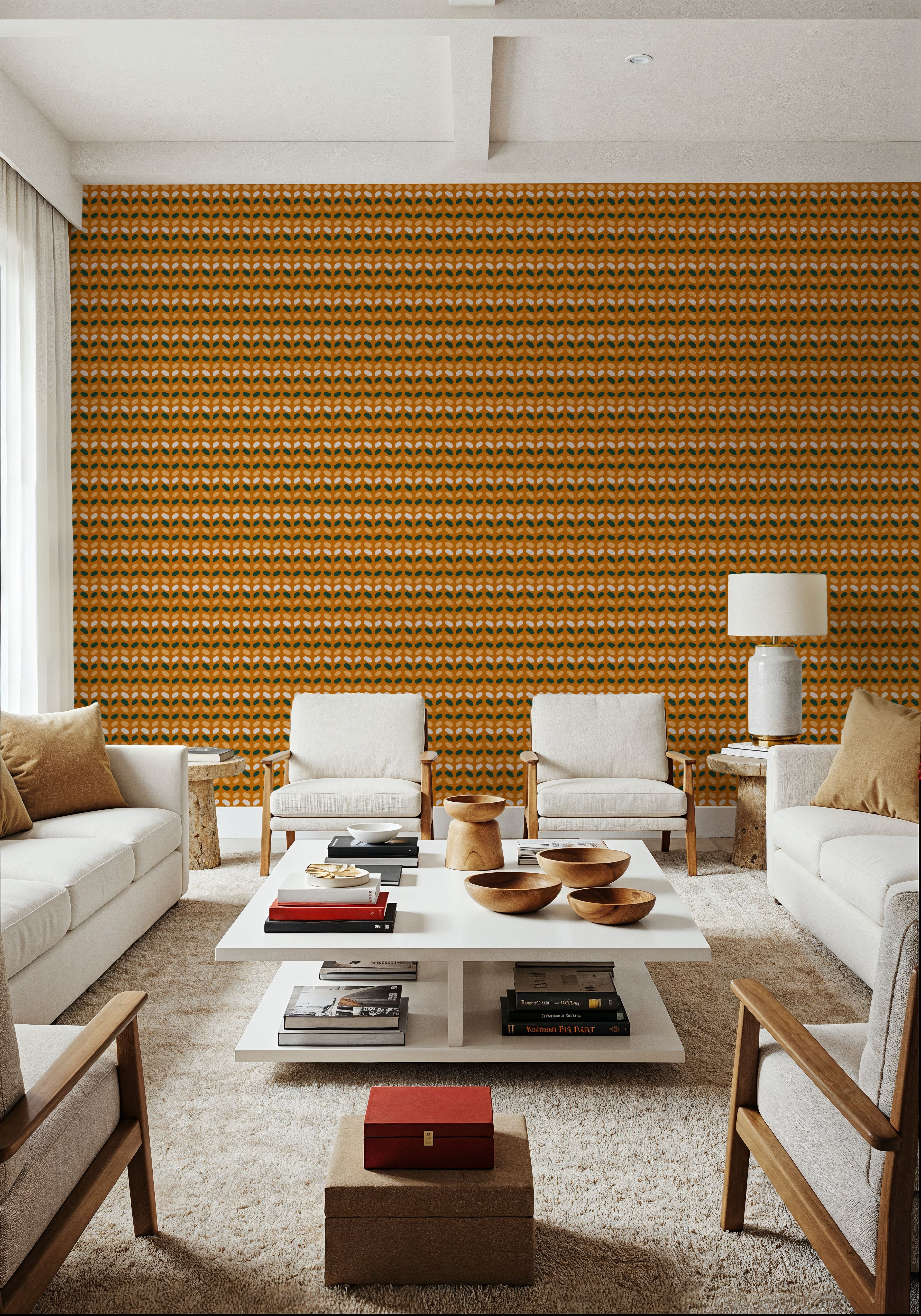 Orange Connection, Tapeten