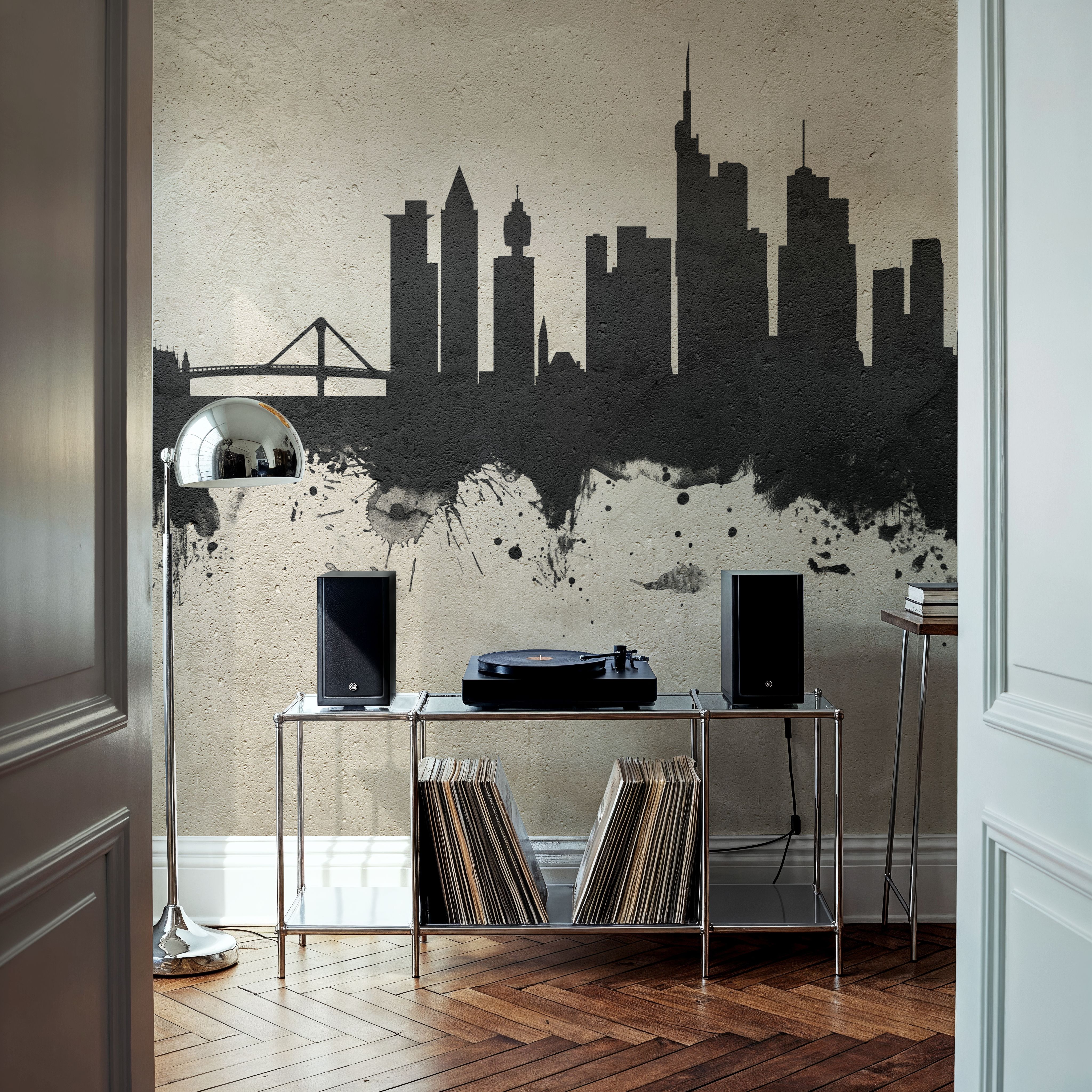 Frankfurt Skyline Concrete