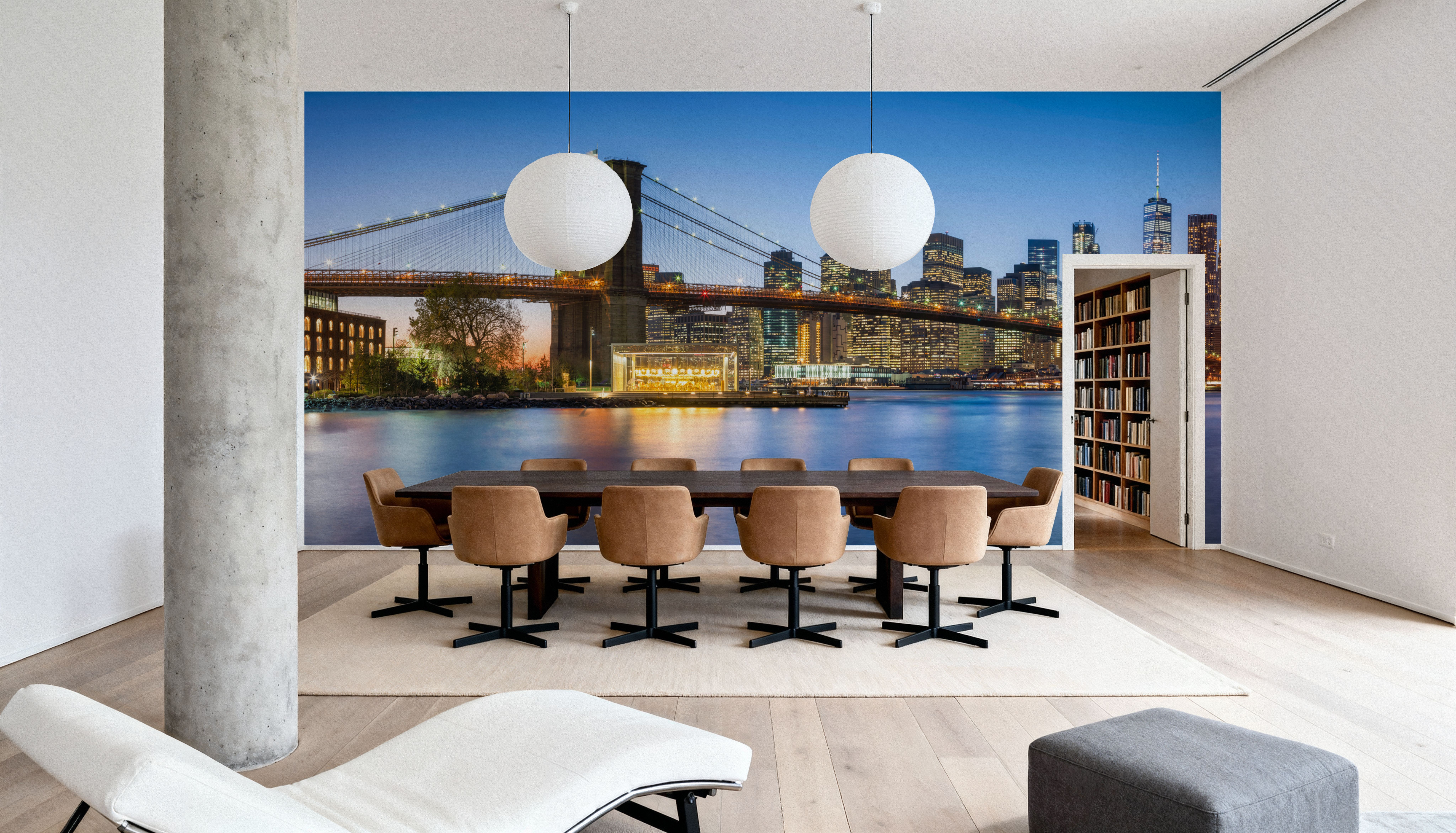 Brooklyn Bridge at Night, Wallpaper