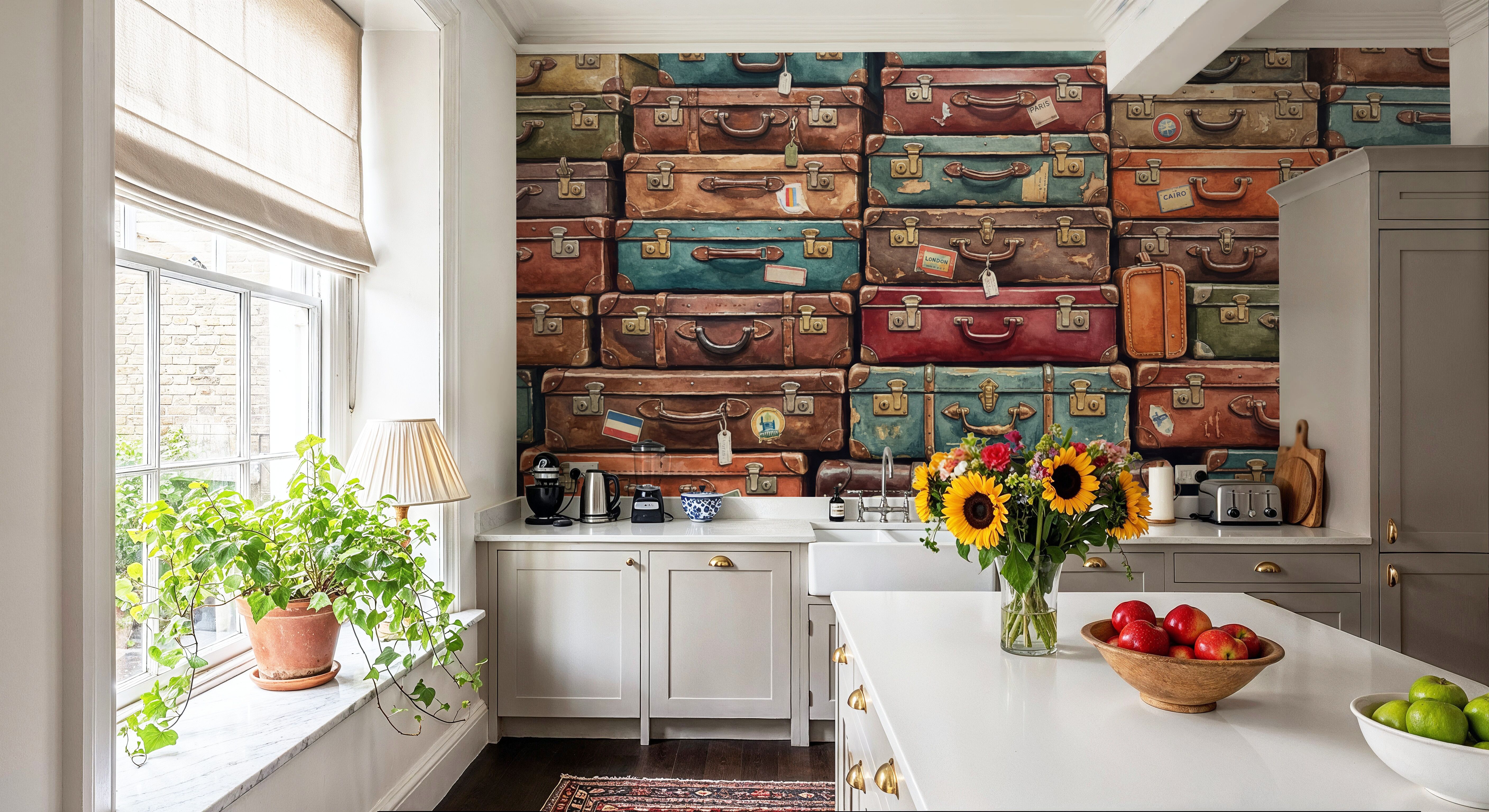 Time Travel - Stacked Series, Behang