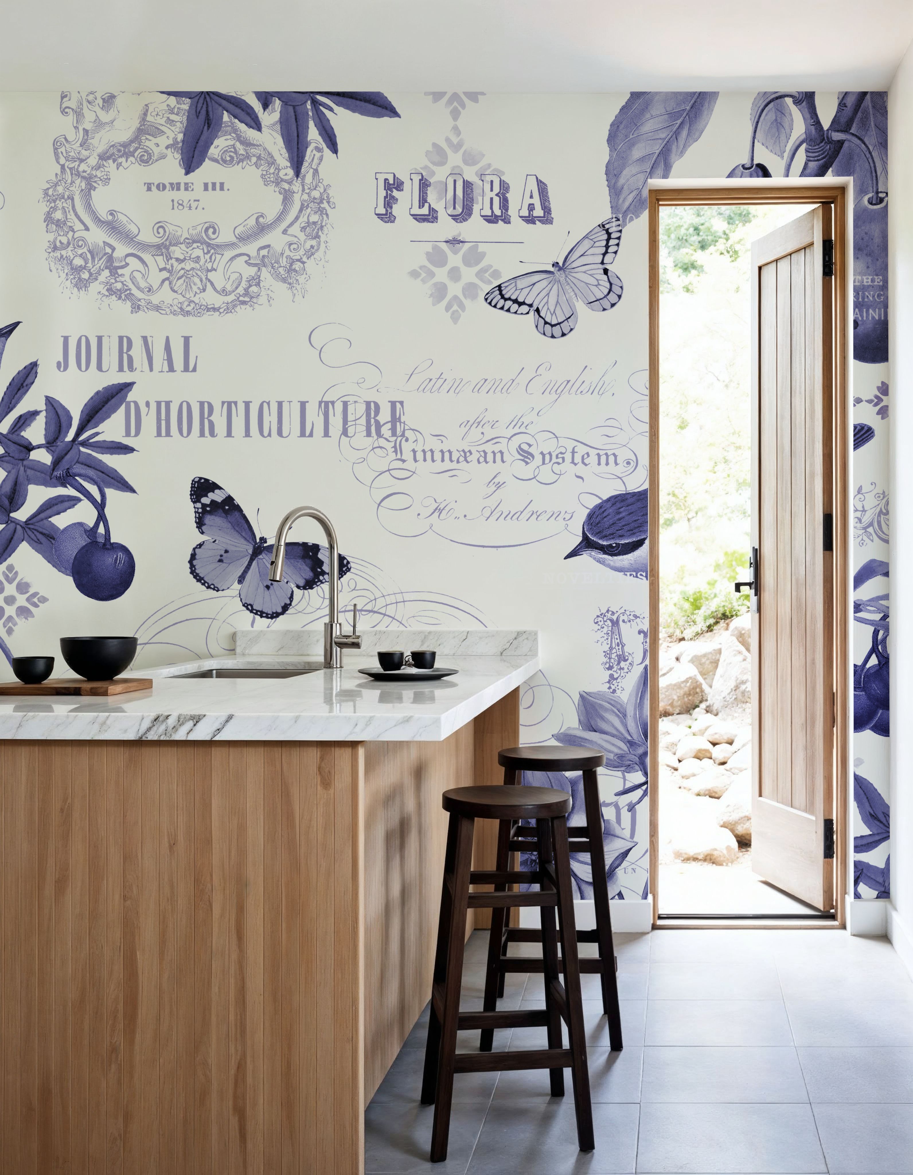 Botanical Blue I