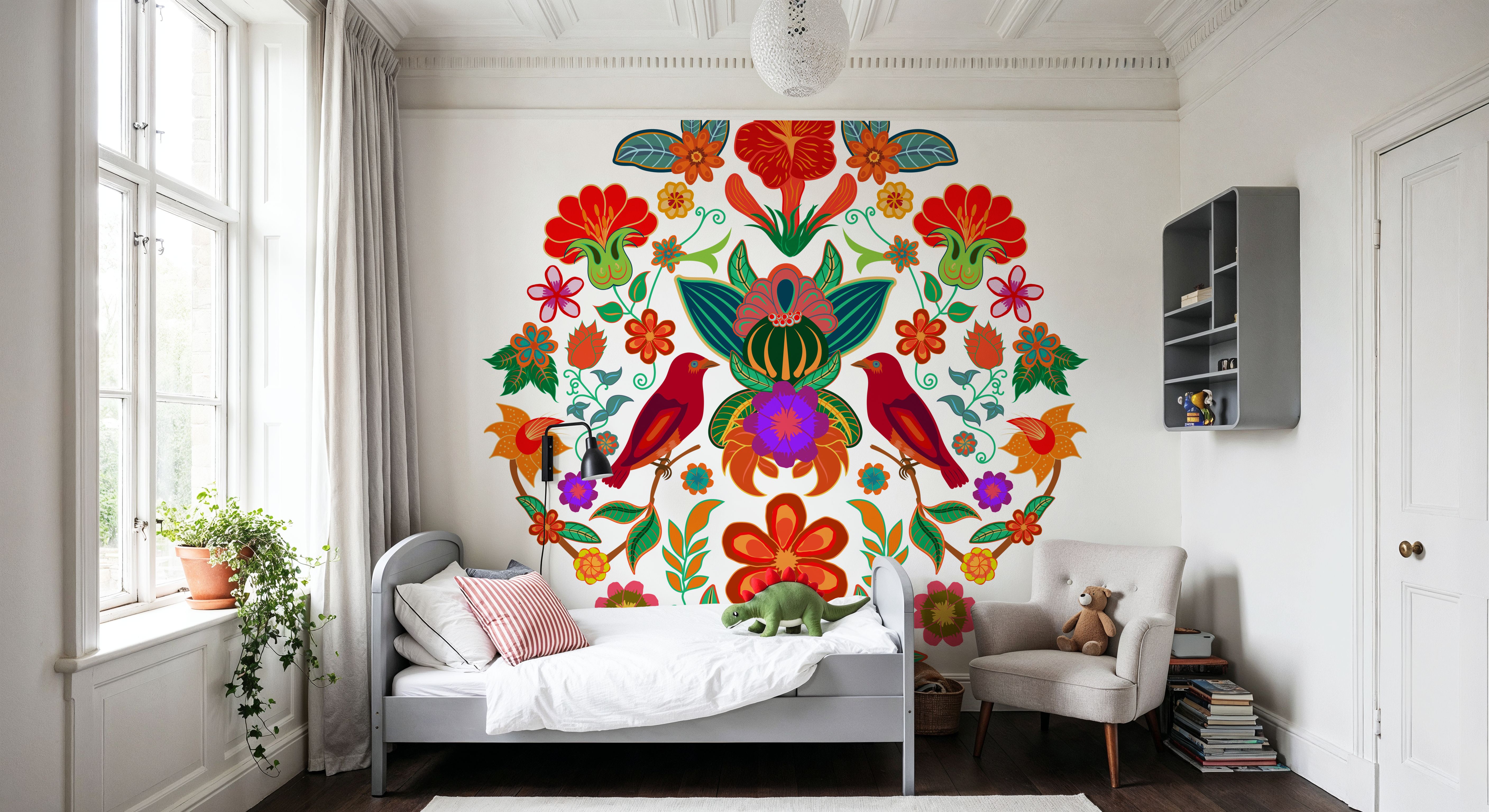 Otomi Floral Birds