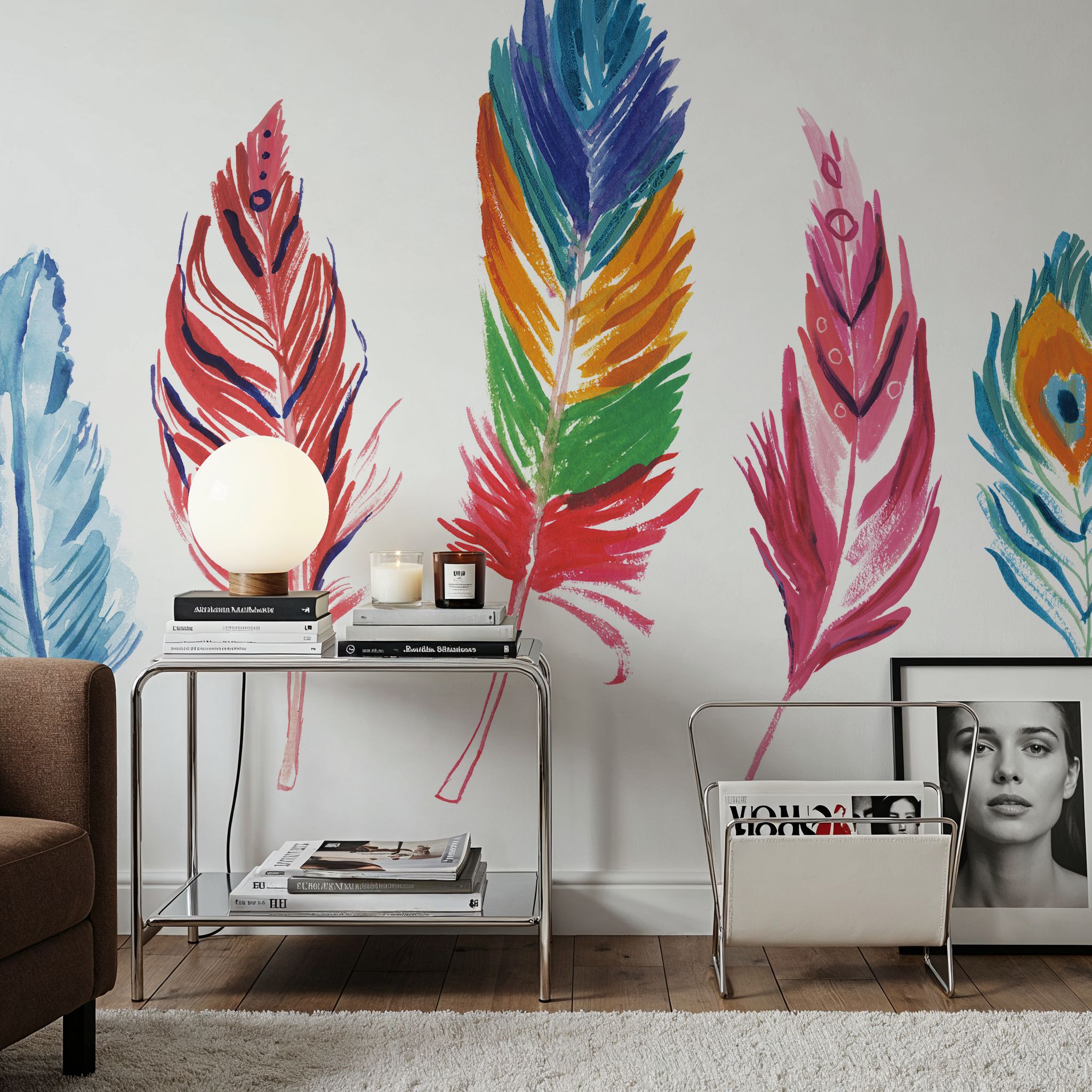 Rainbow Feathers IV