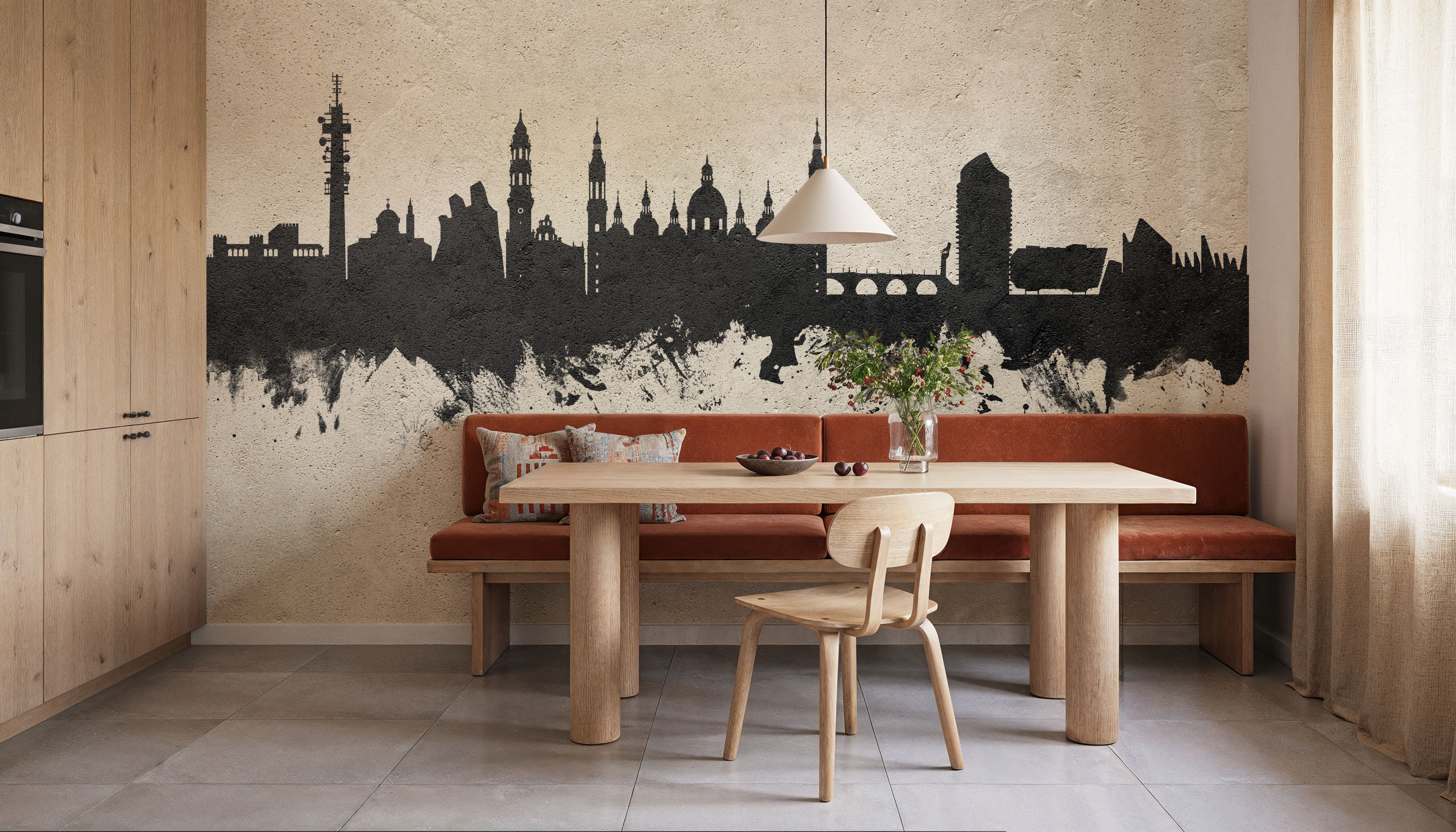 Zaragoza Spain Skyline Concrete