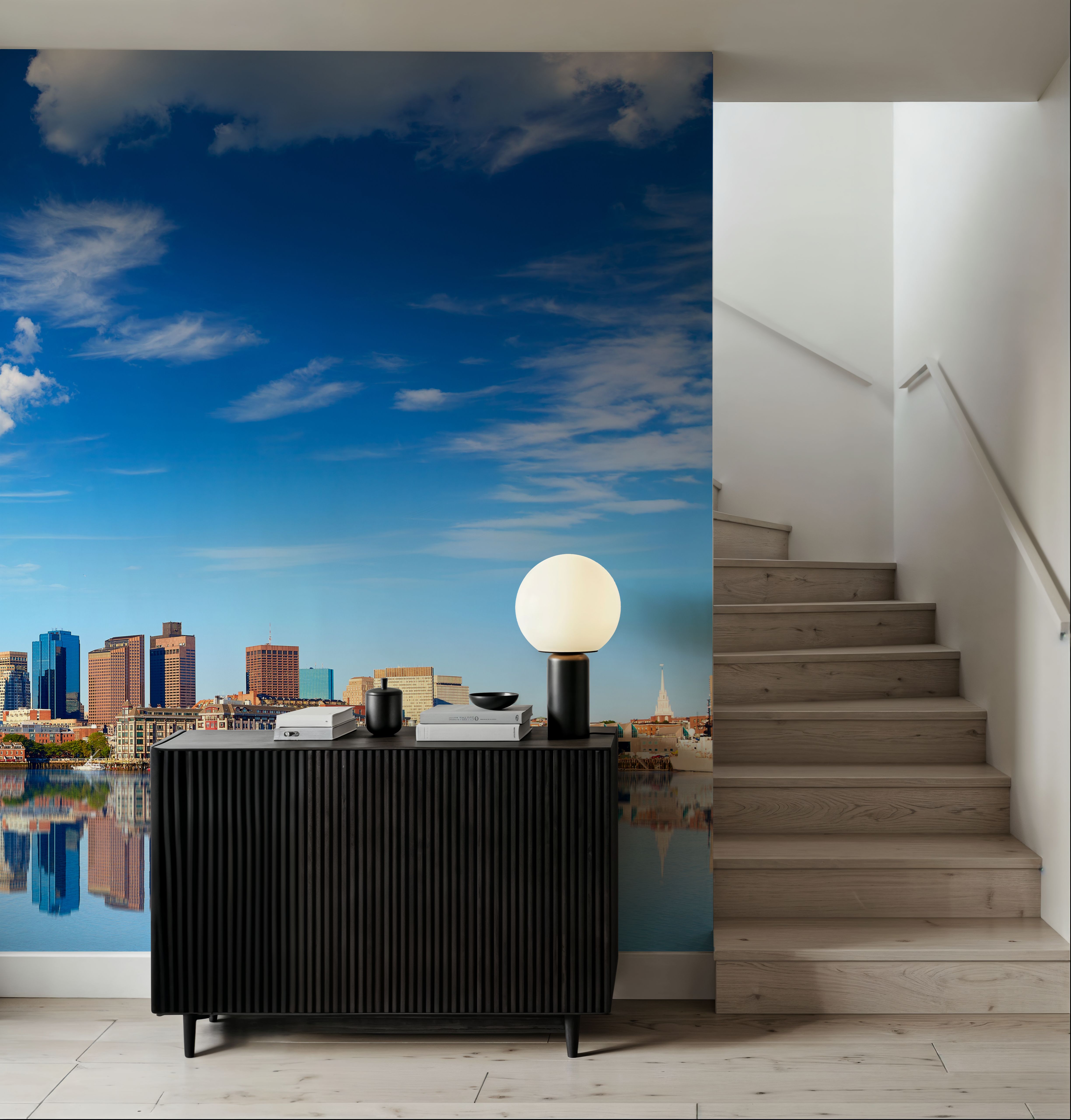 Boston Harbor Skyline