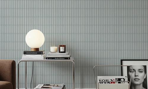 Bamboo Stripes, Duck Egg