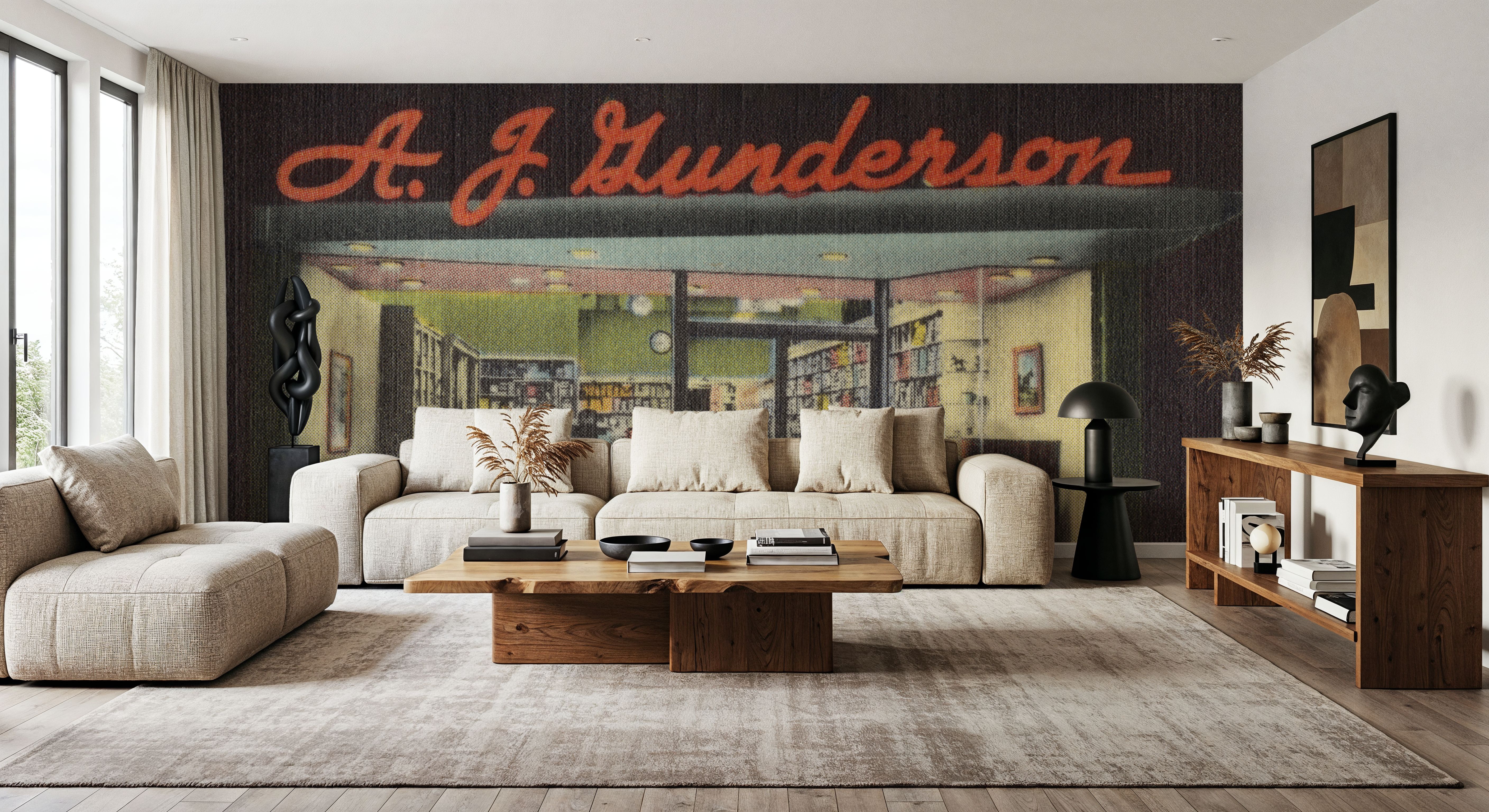 Greetings from my Shop - Screenprint Postcard