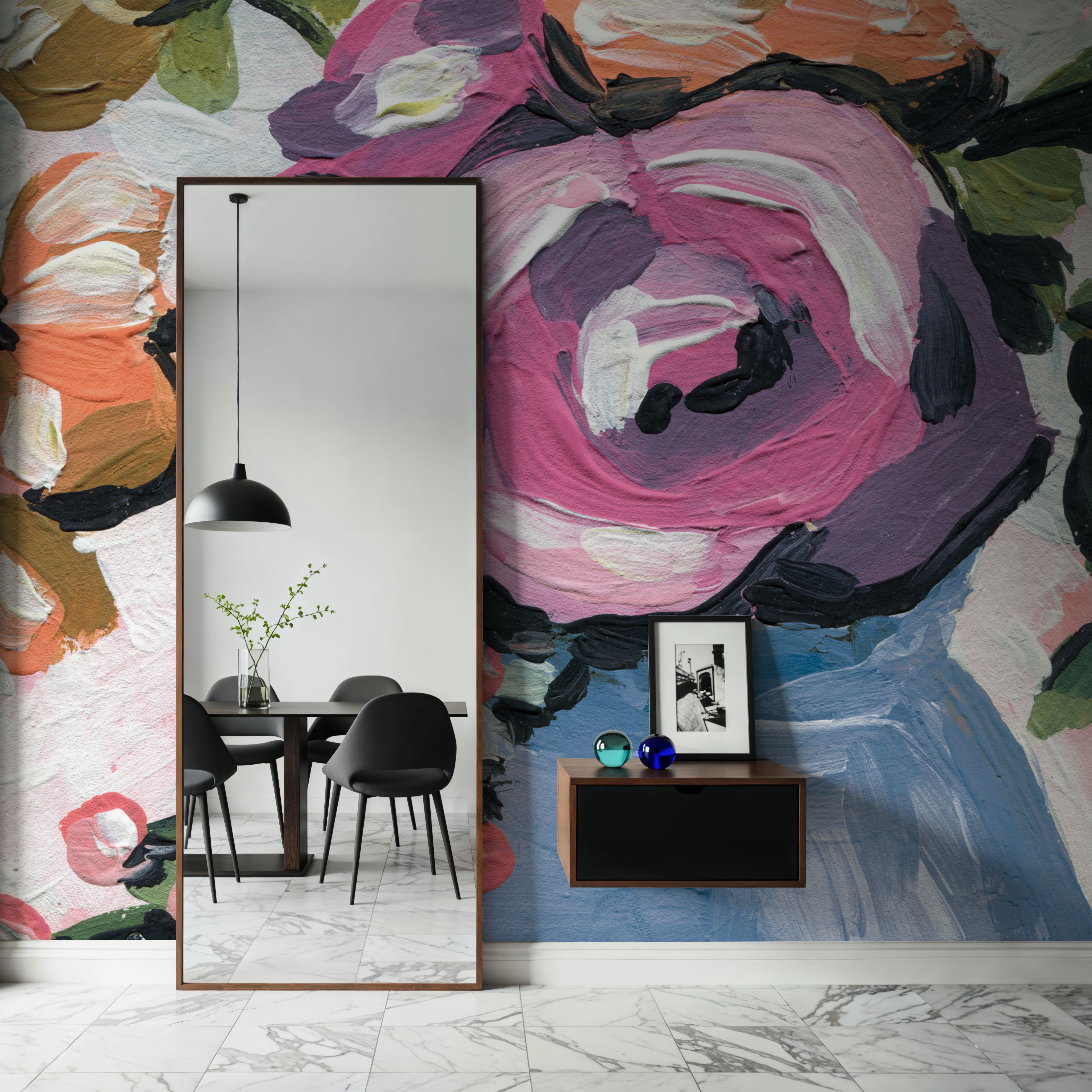 Painterly Florals in Vase II