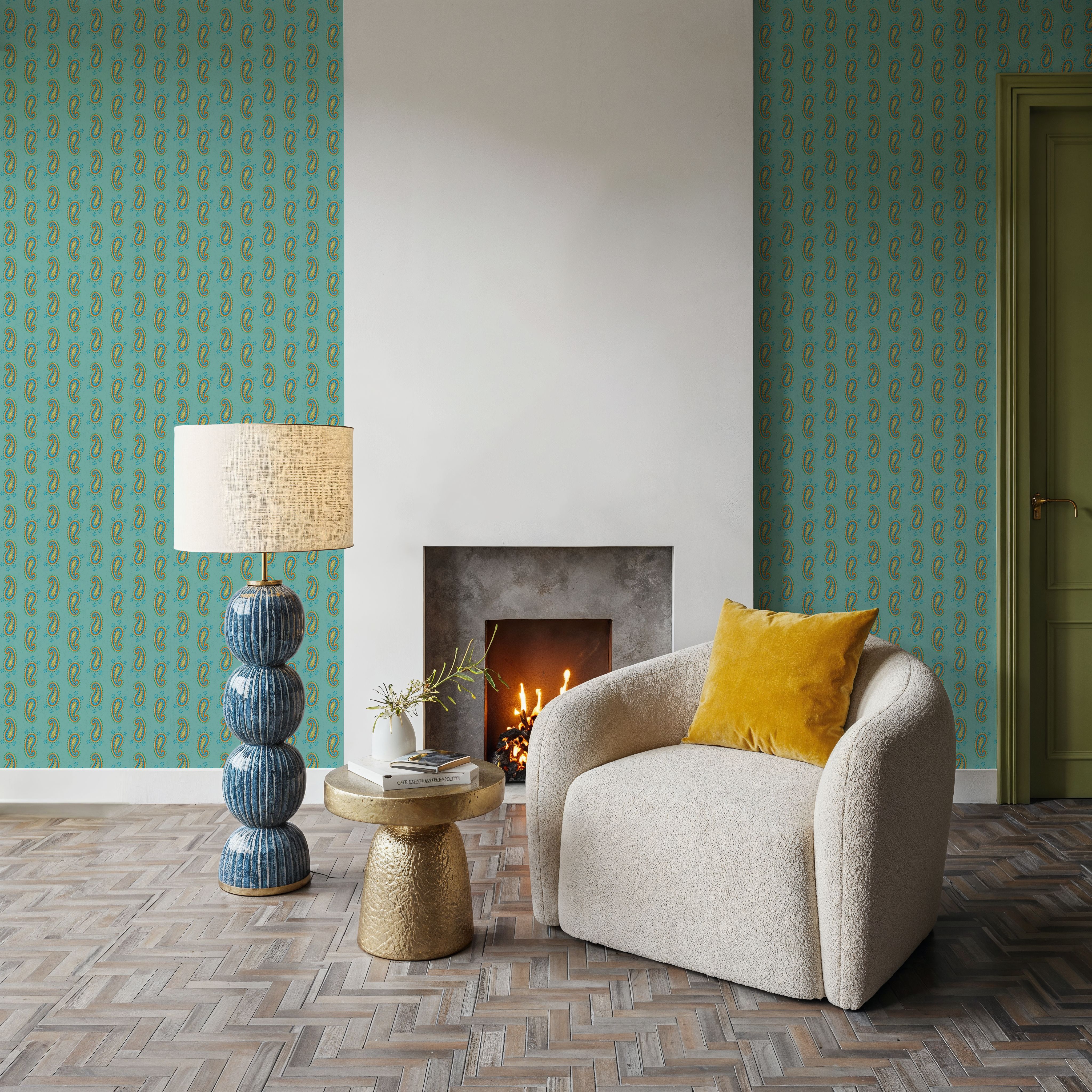 Paisley Thoughts Blue