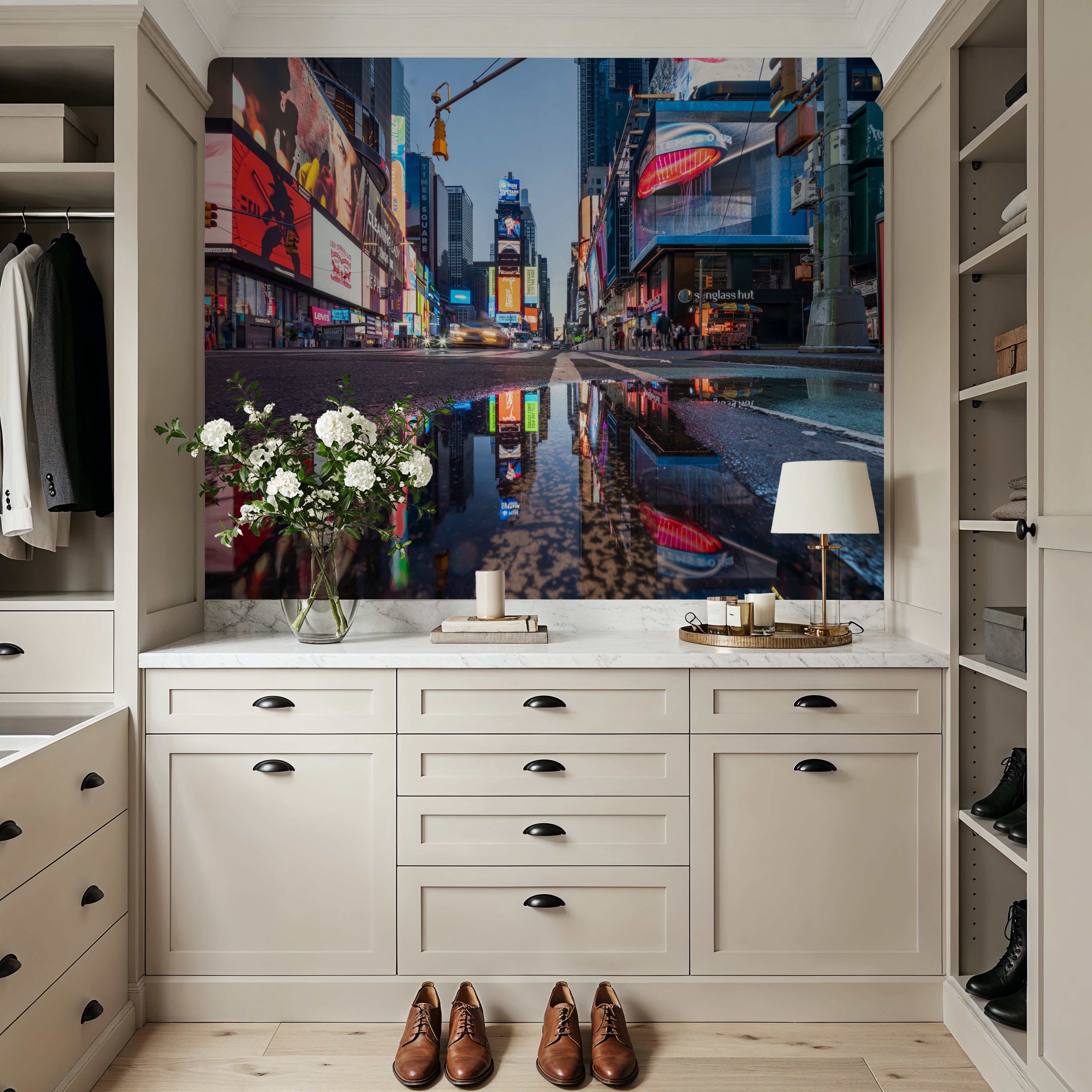 Reflecting on Times Square