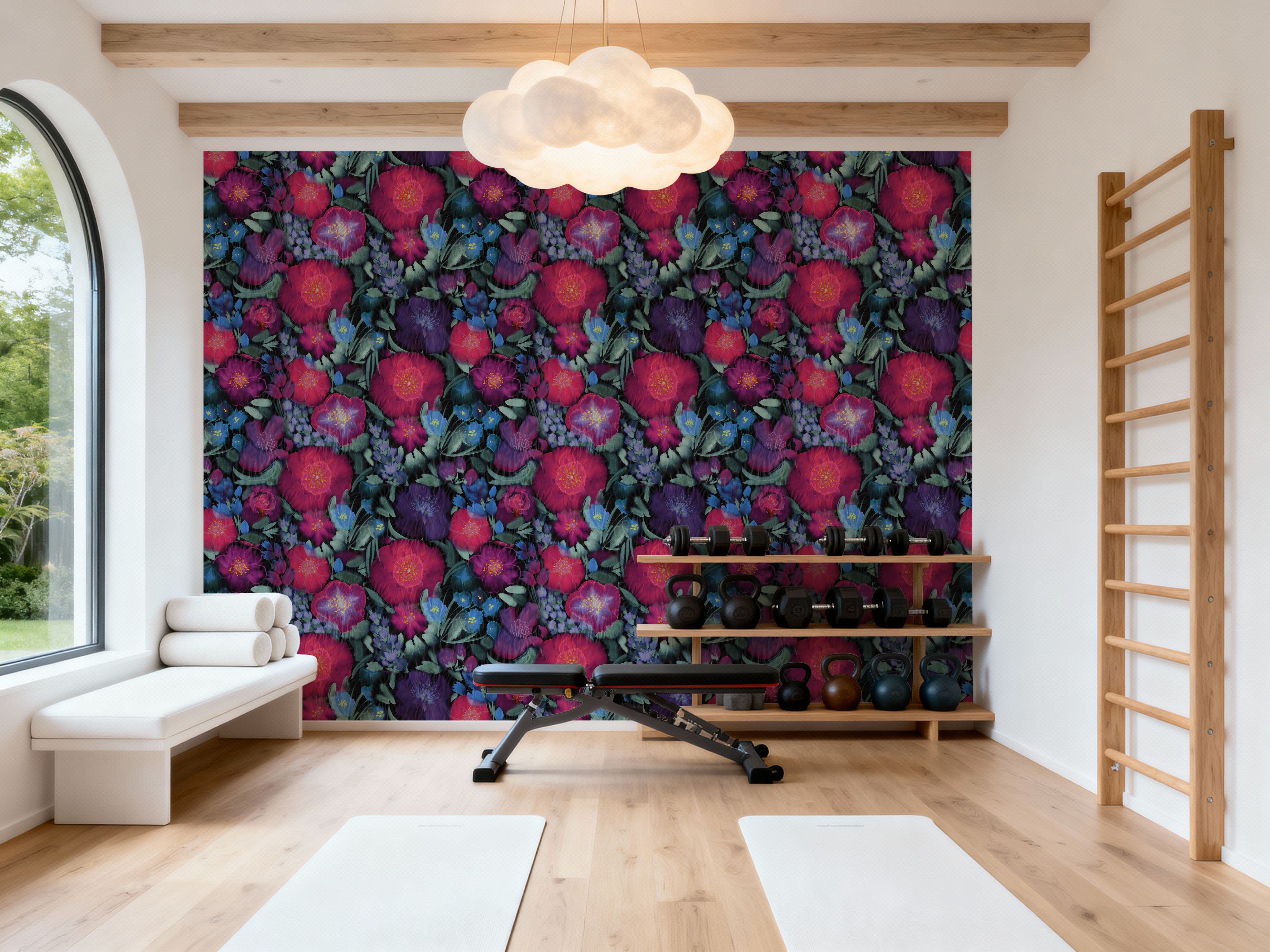 Flowershow Poppies, Cerise