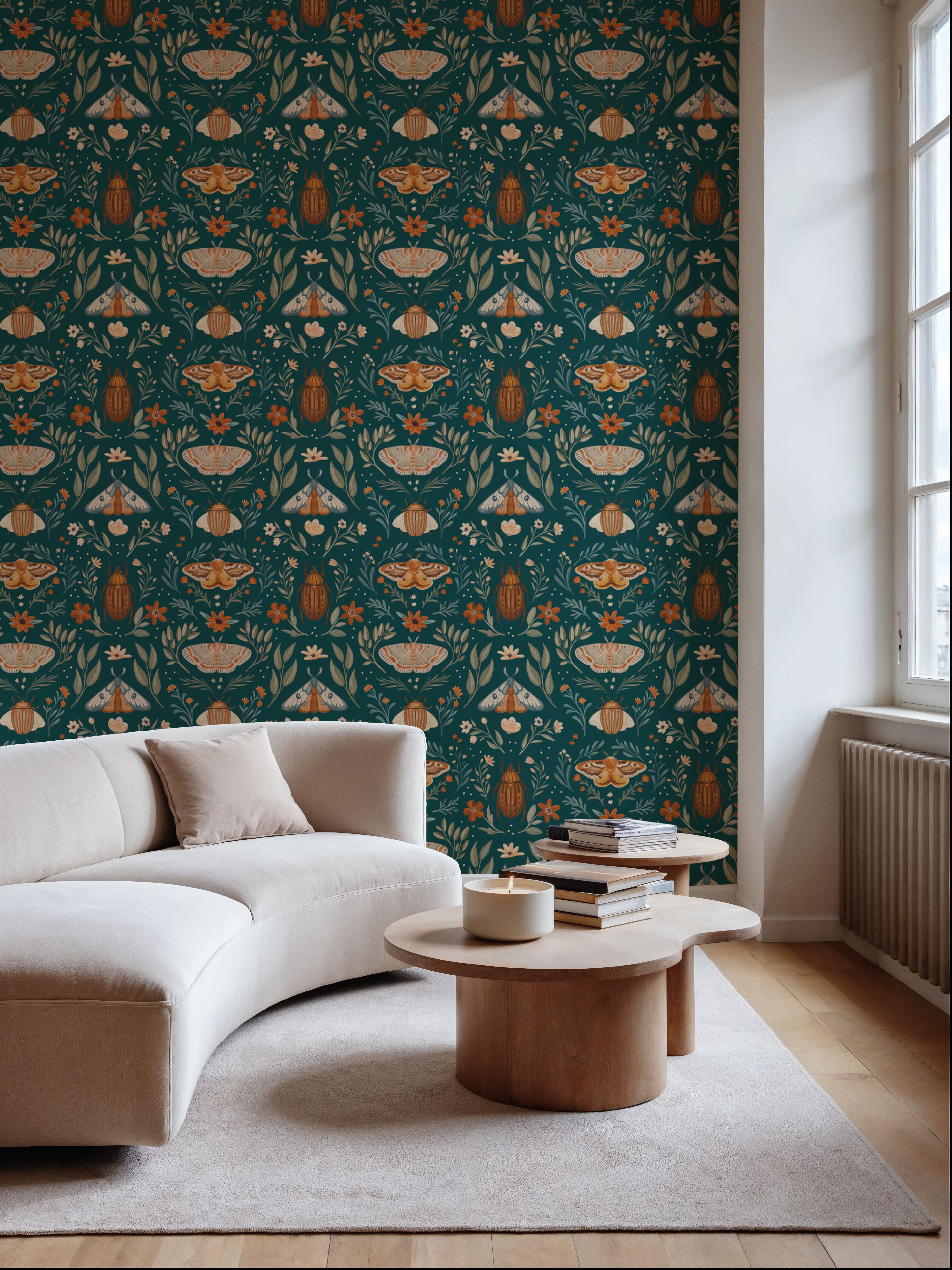 Papilion Chase Green, Wallpaper