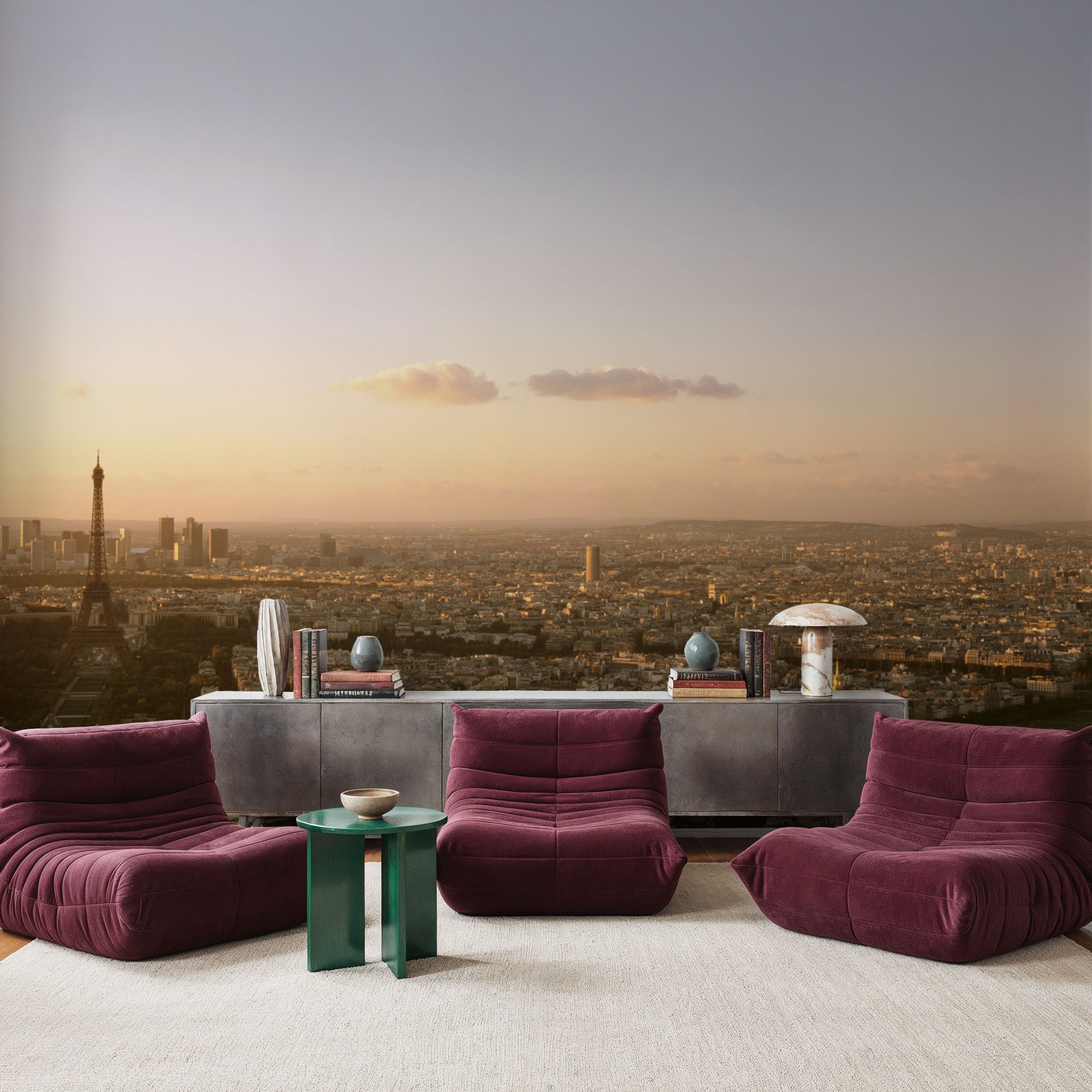 Golden Tower Cityscape