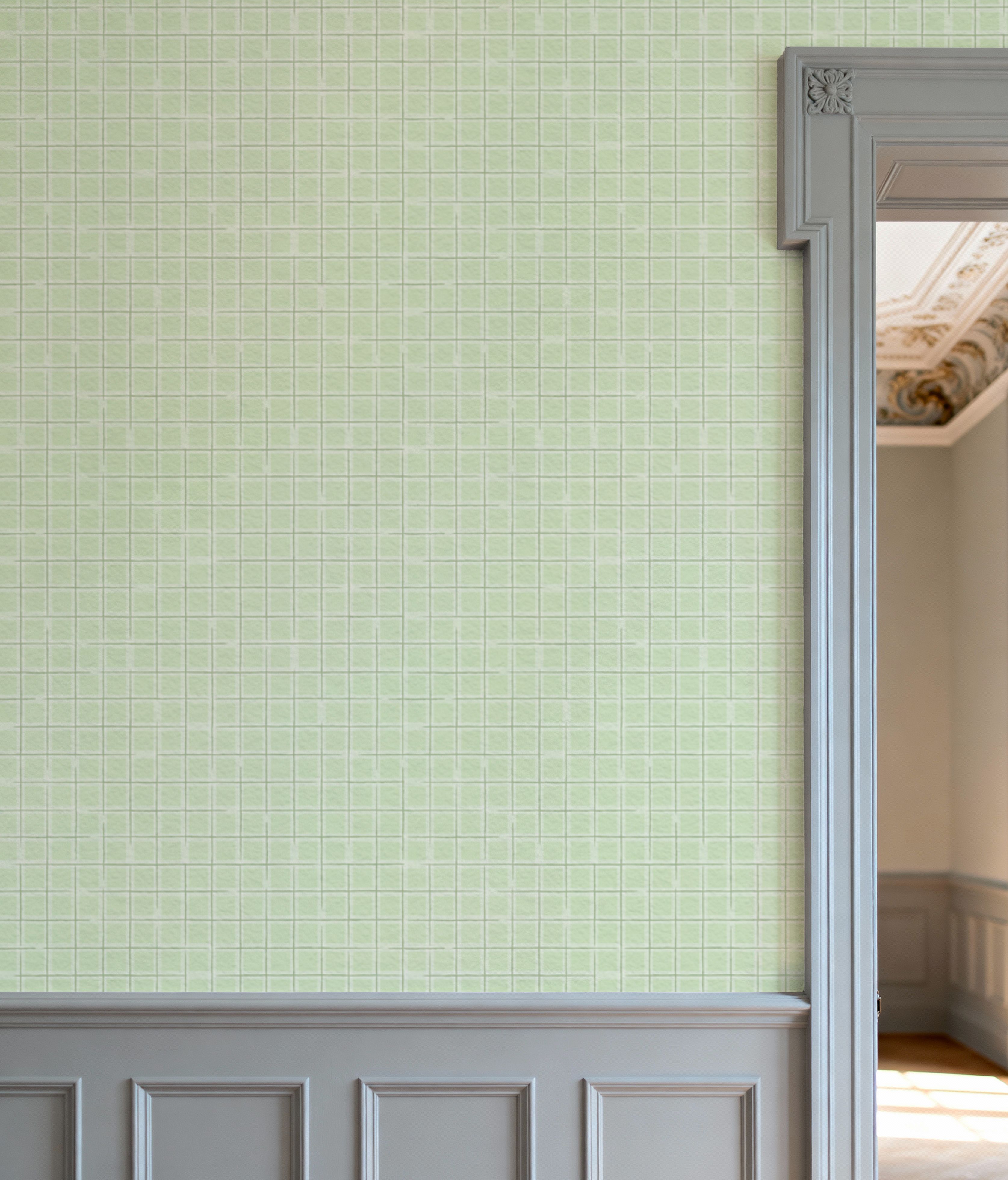 Weathered Checks, Pistachio