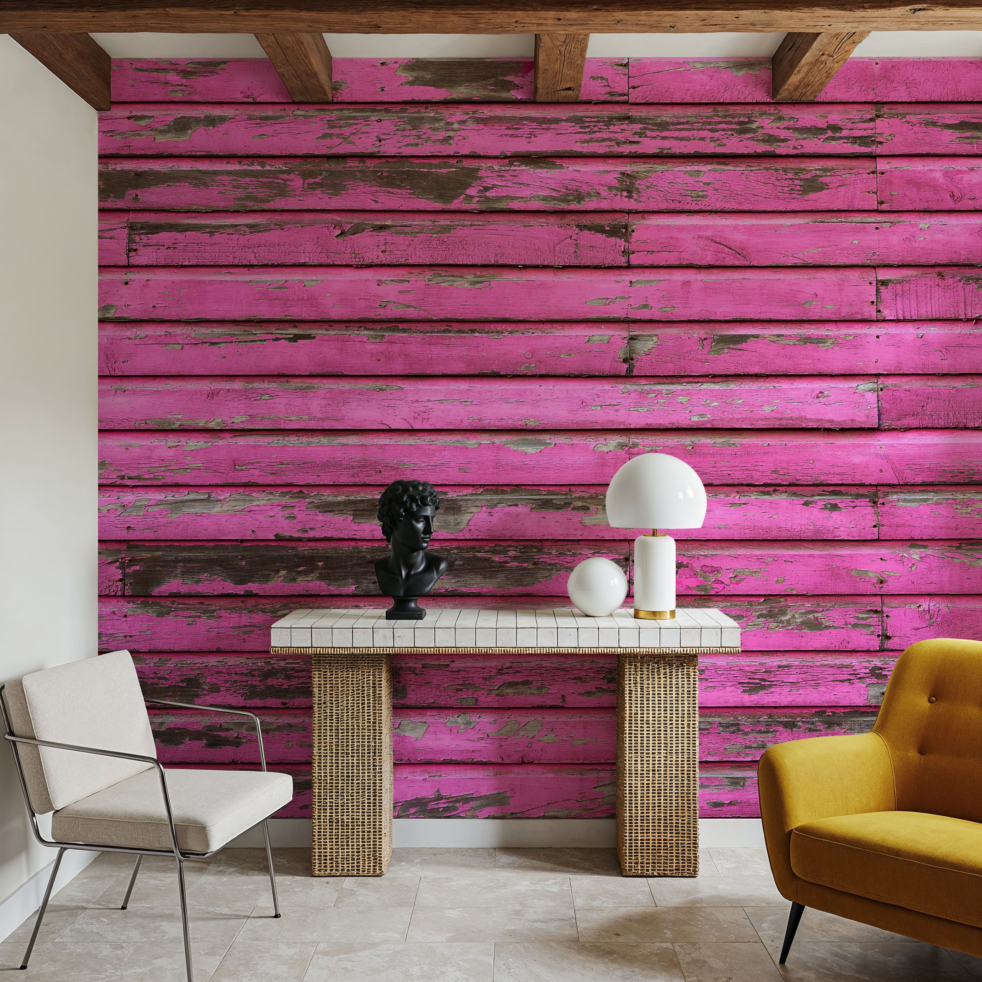 Rustic Pink Panels