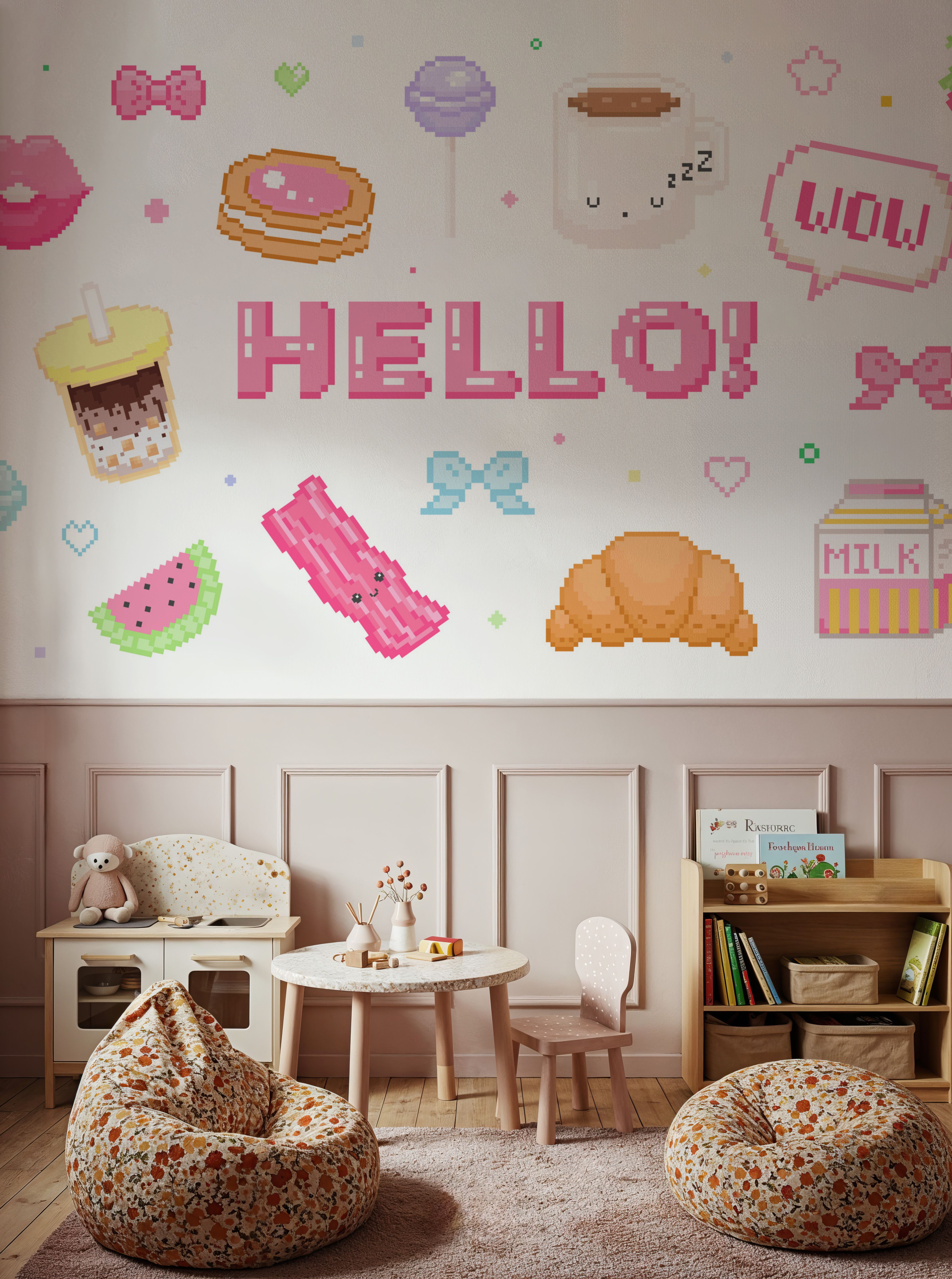 Cute Pixel Hello Light