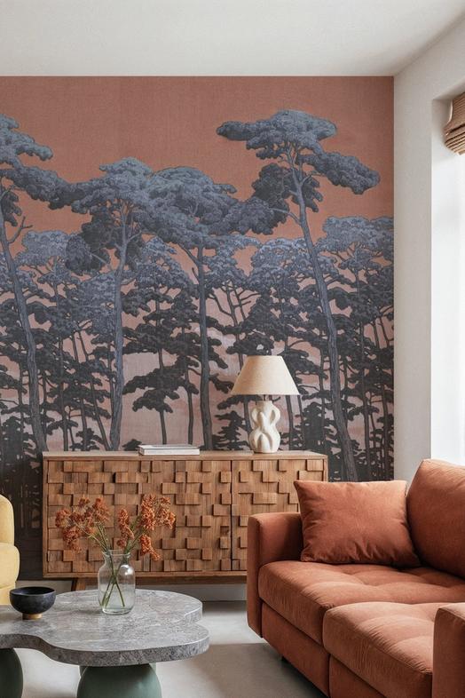 Tranquil Pinescape, Sunset