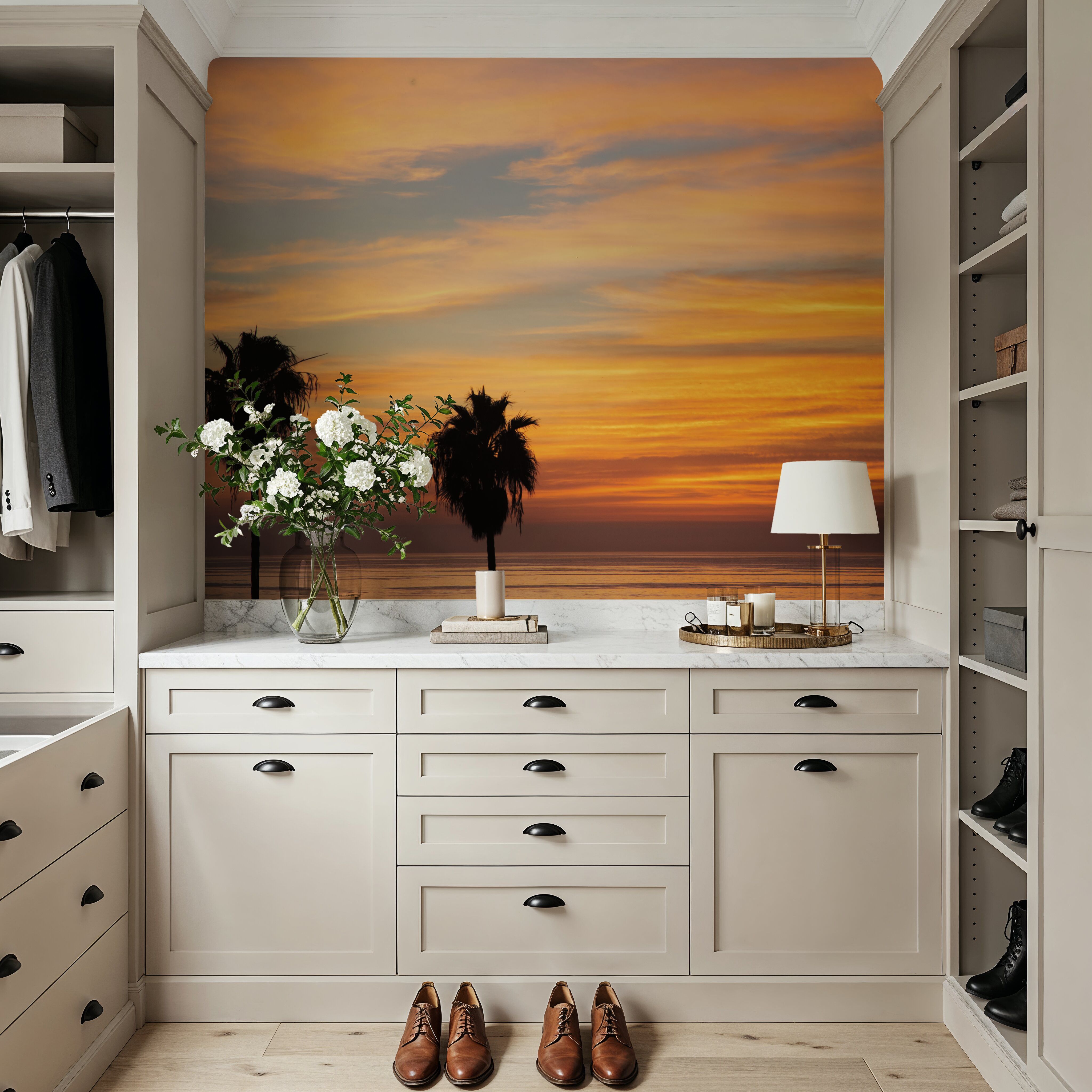 Sunset Palms III