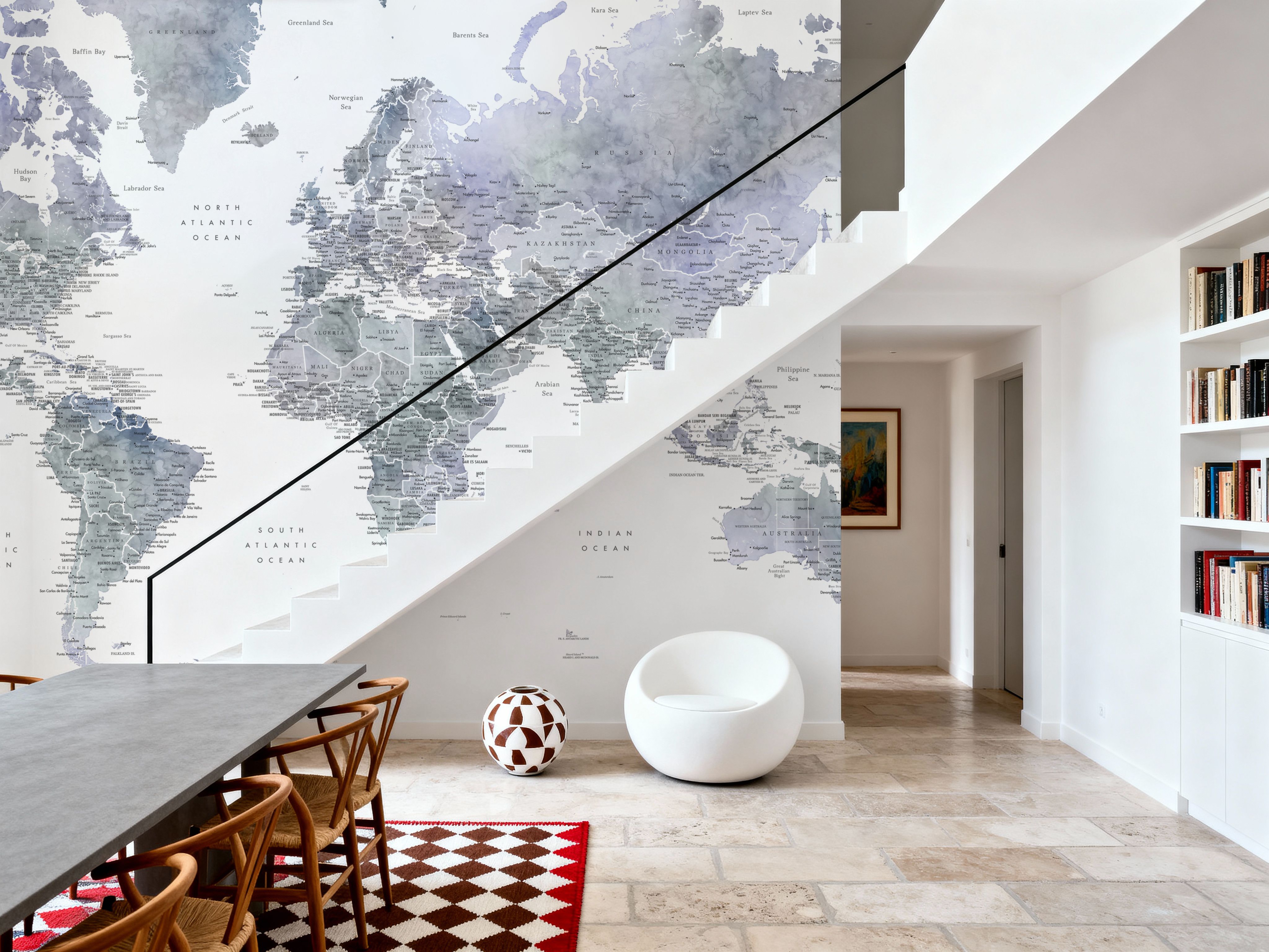 World Map Cities - Norberto