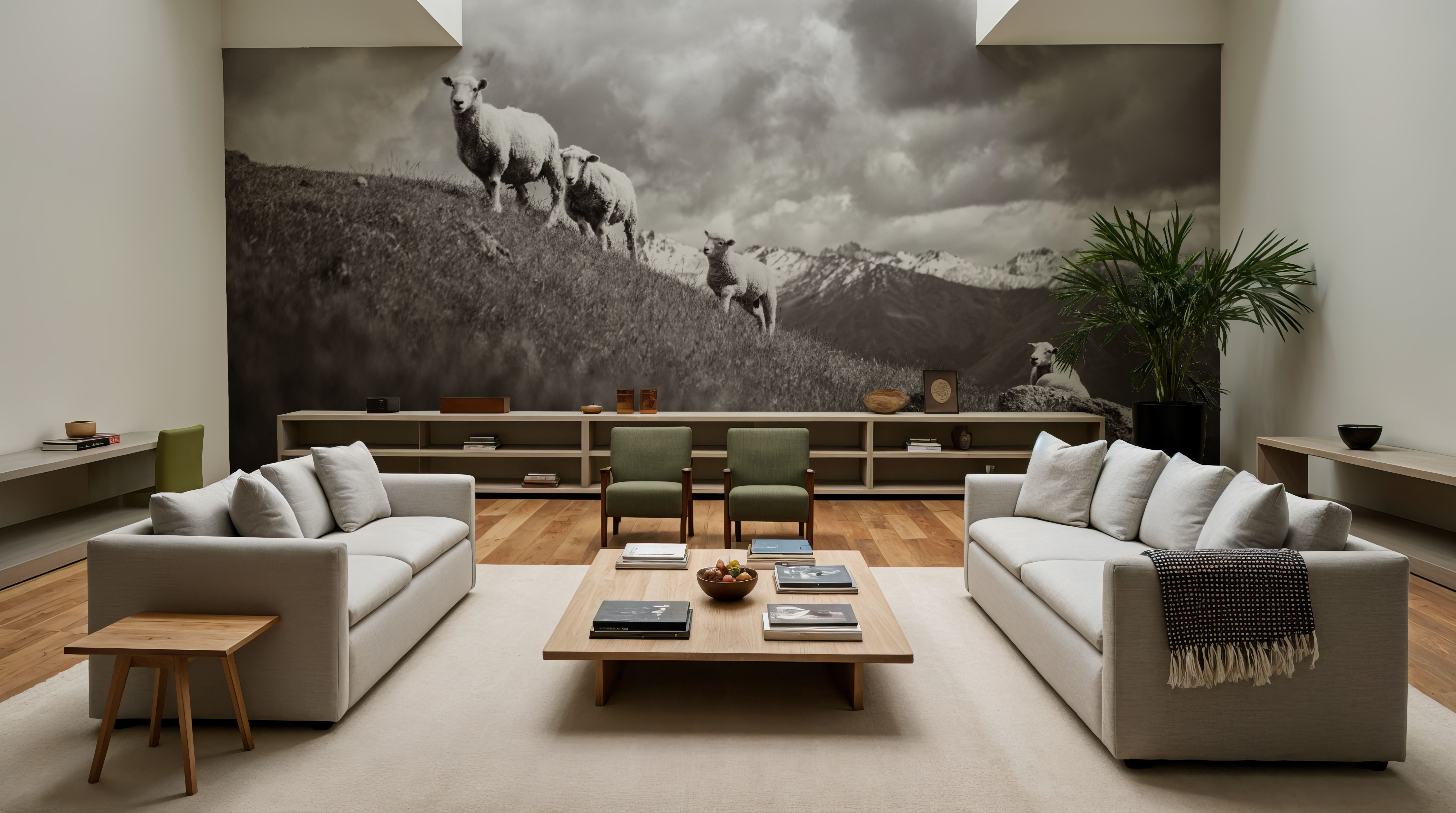 Wanaka Sheep II, Tapeten