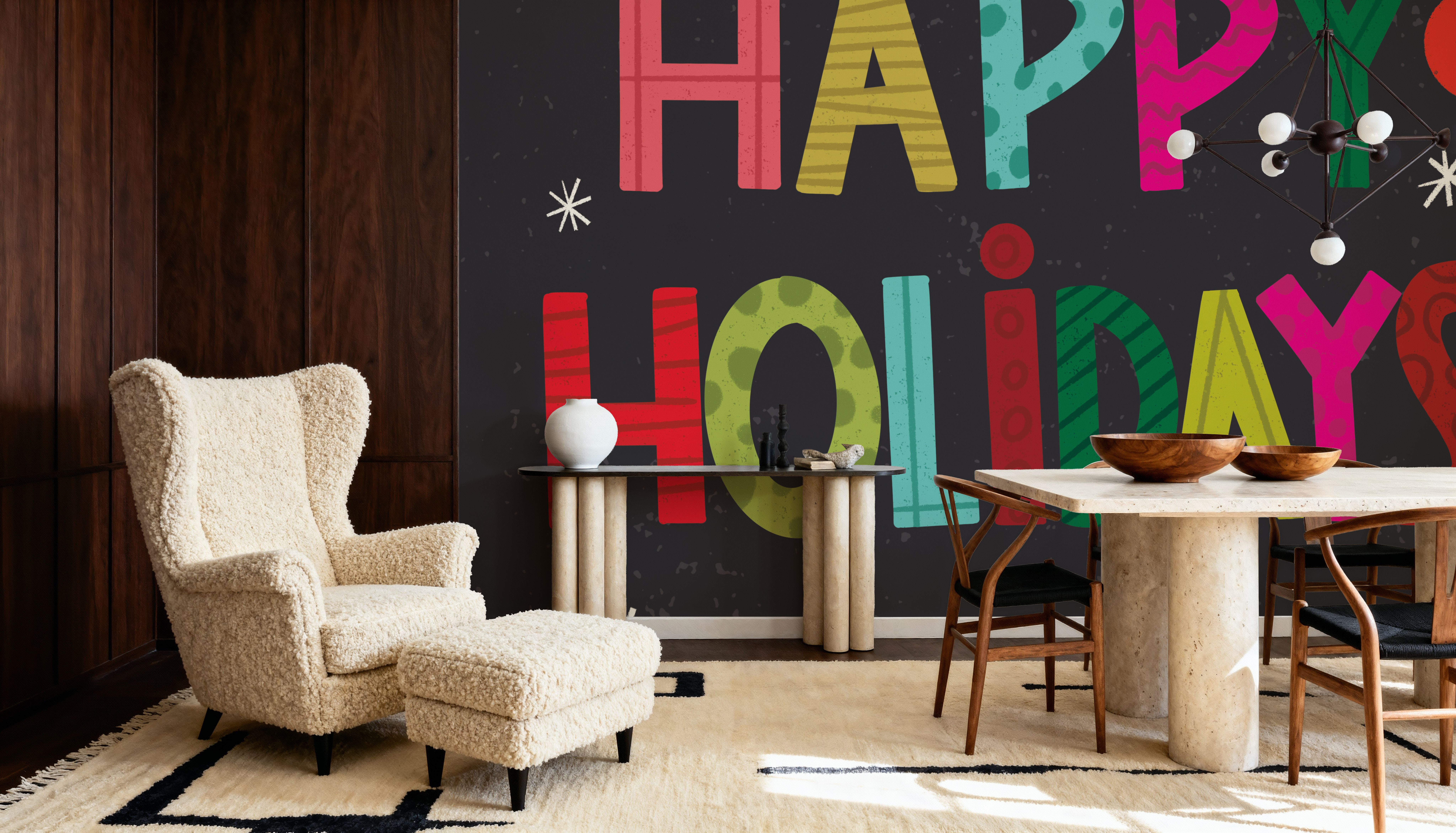 Holiday Wishes I, Wallpaper