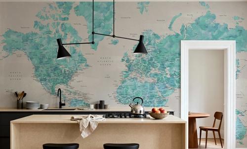 World Map Cities - Harriet