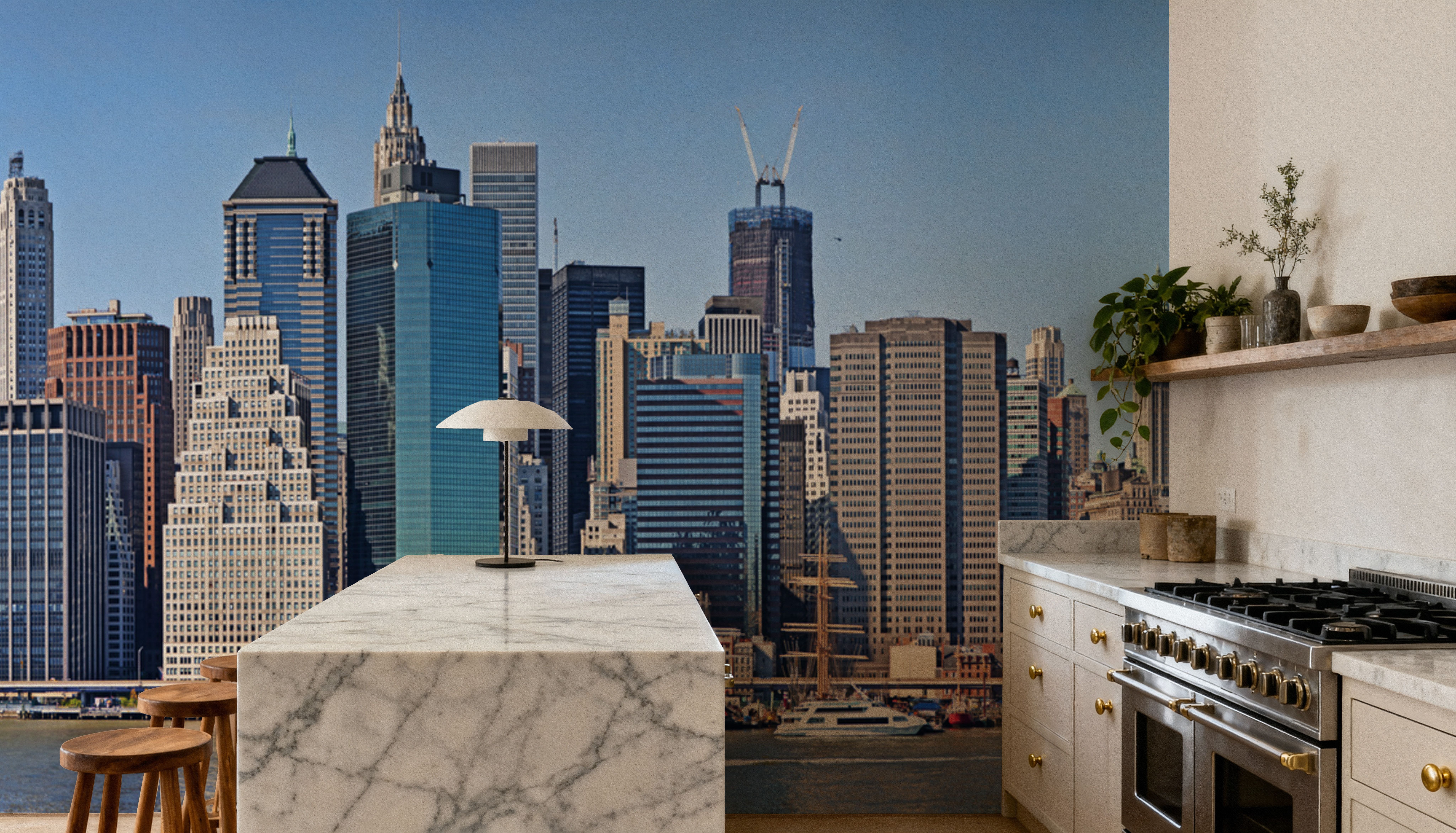 Urban Waterfront Panorama